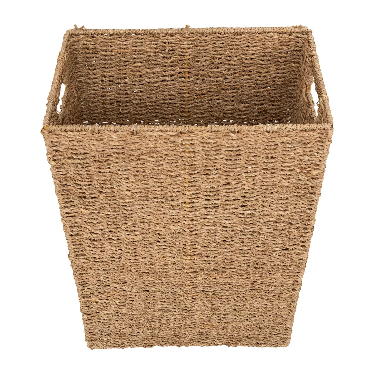 Cos rufe 5Five din trestie impletita, cadru metalic, 40 litri, 37x22x55 cm, maro [8]