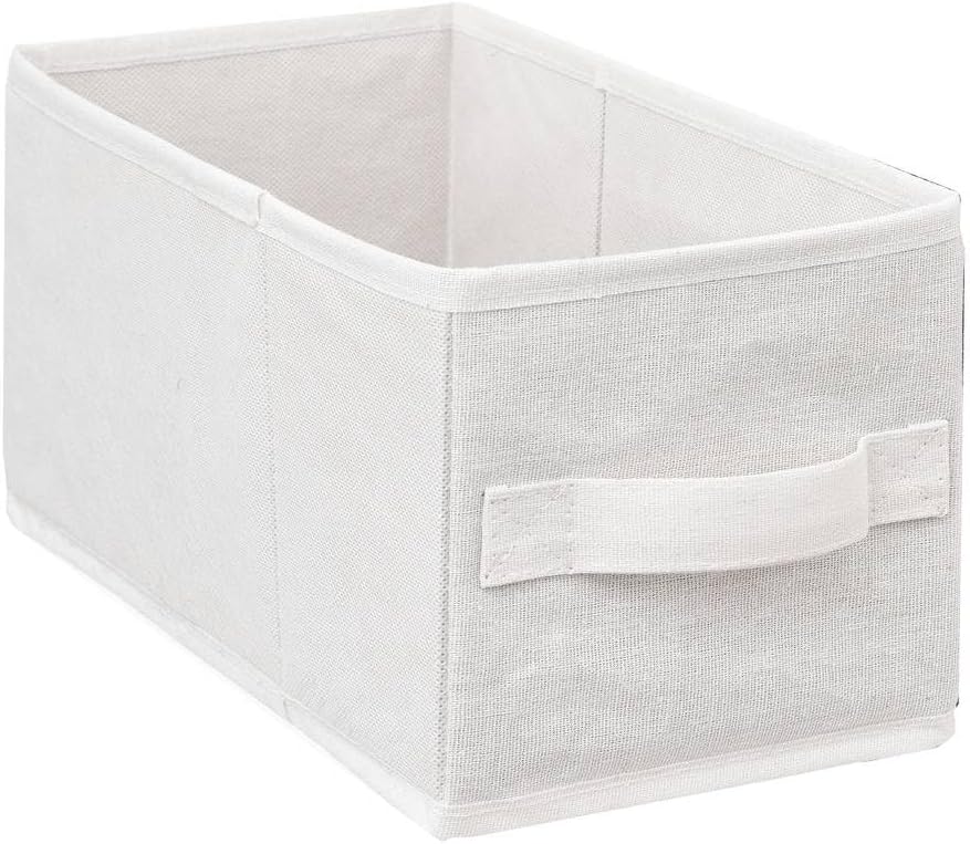 Dulap 5Five Tidy Box cu 5 rafturi, carton presat si bambus, 33x19x78 cm, bej [3]