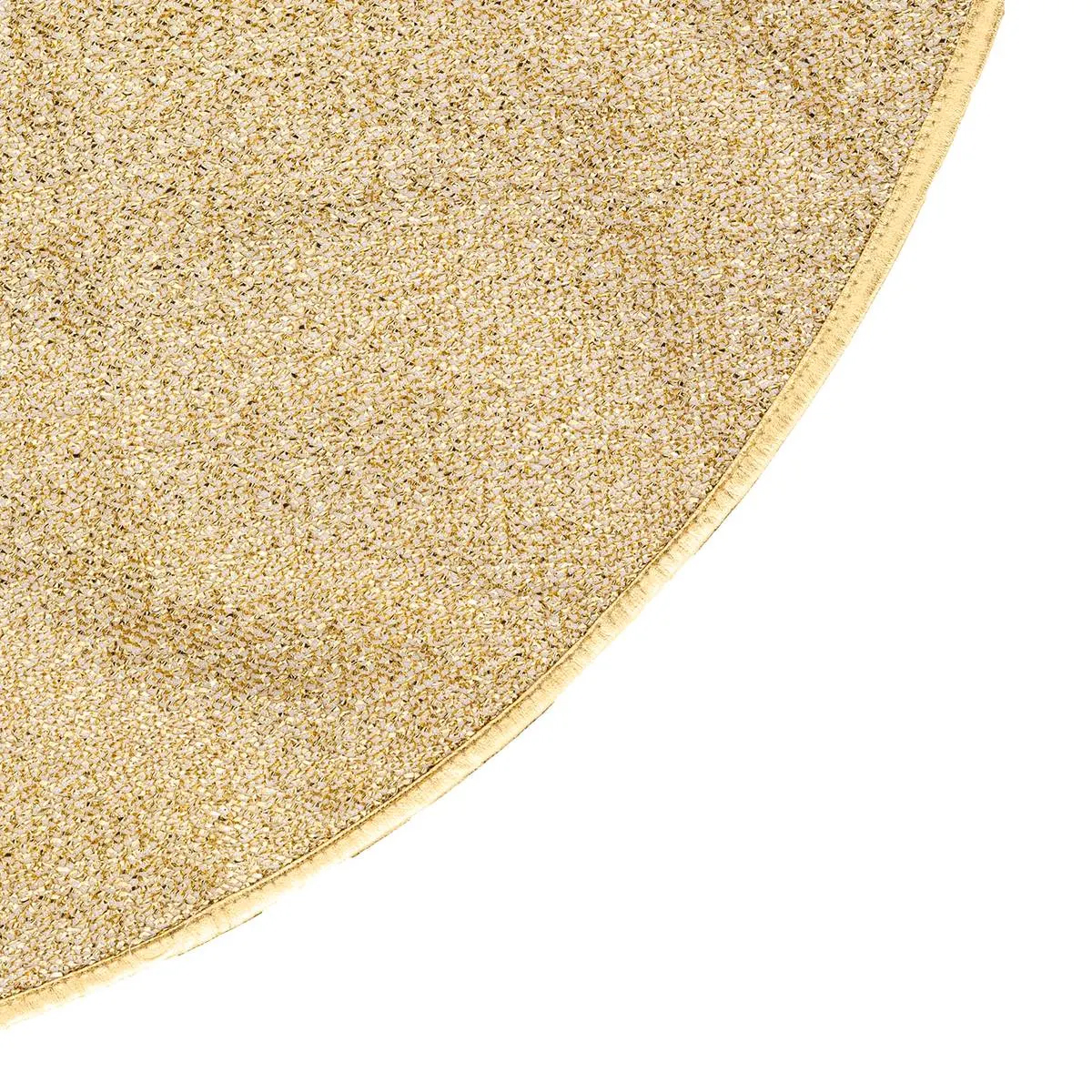 Covoras de pus sub bradul de Craciun, diametru 90 cm, auriu [3]