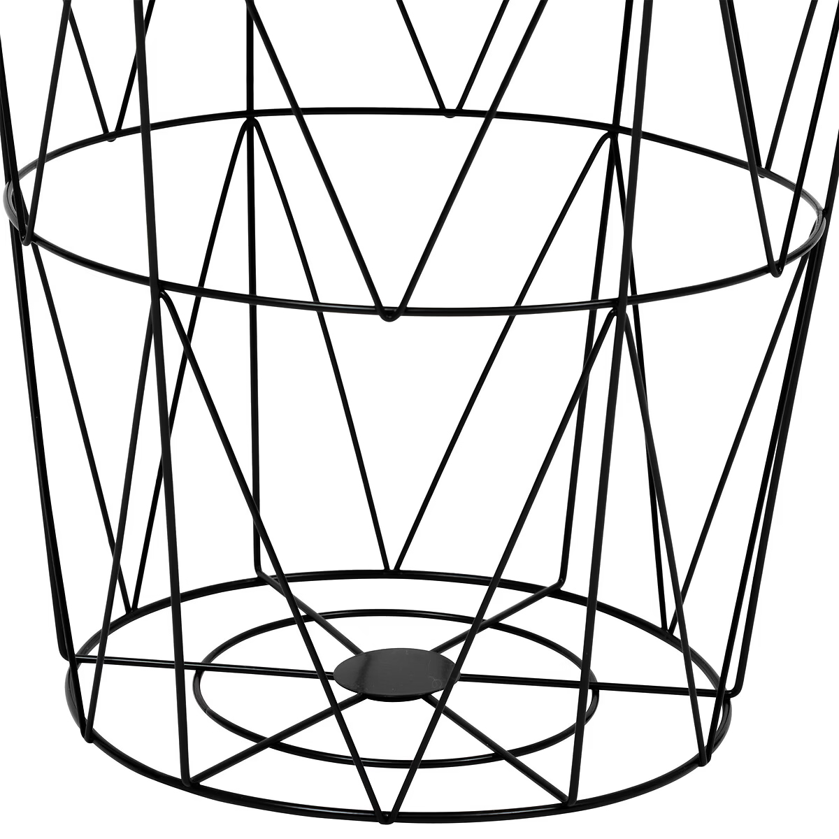 Masuta cafea cu depozitare Atmosphera Kumi, otel, 37x40 cm, negru [4]