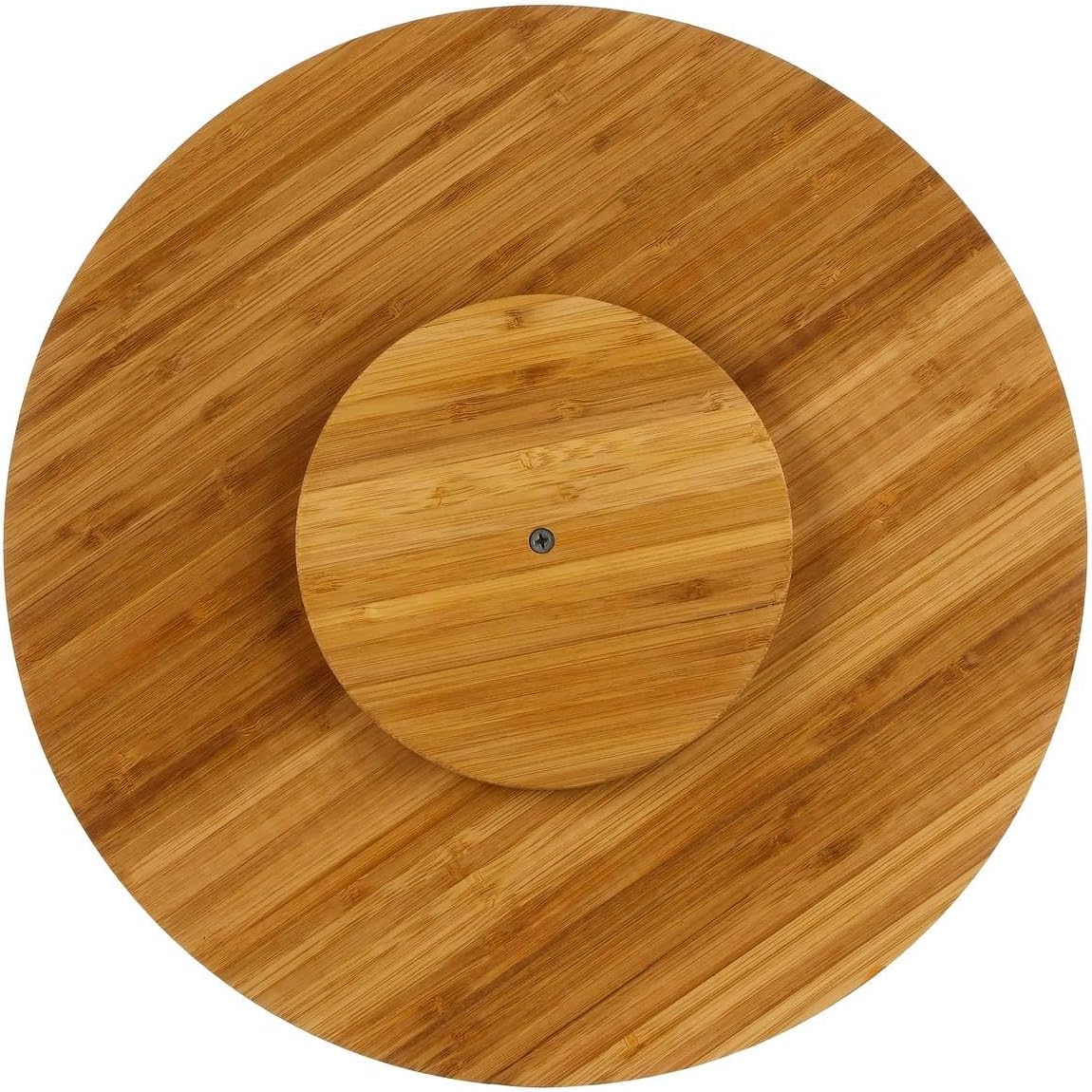 Platou servire rotativ 5Five Bambou din bambus natural, diametru 35 cm, maro [2]