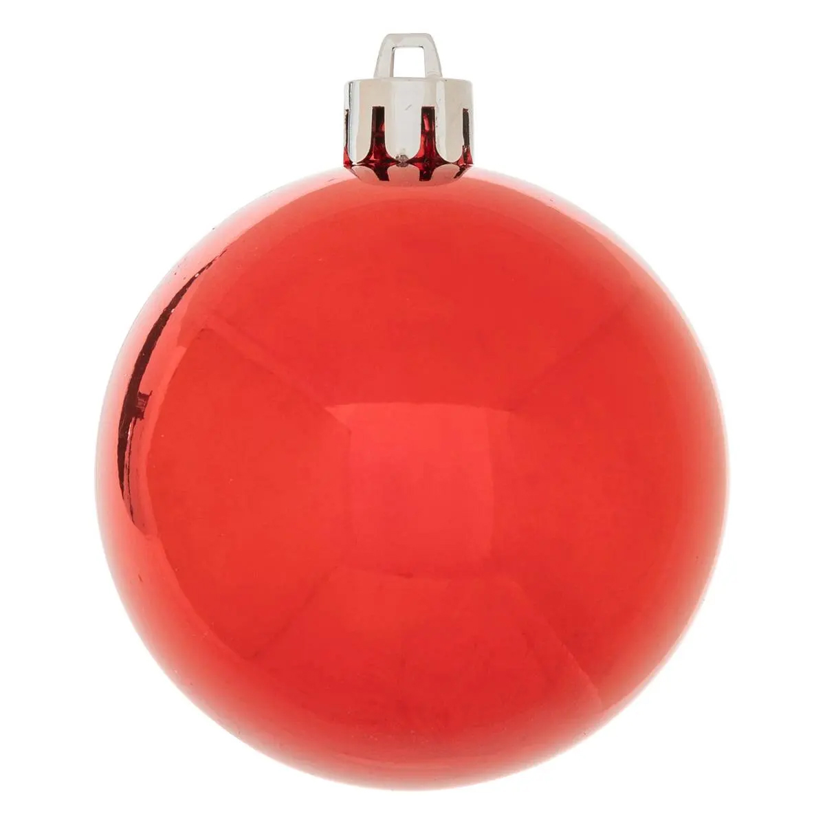 Set decoratiuni Craciun, 44 piese, cu globuri, ghirlanda si varf de brad, rosu si alb [9]