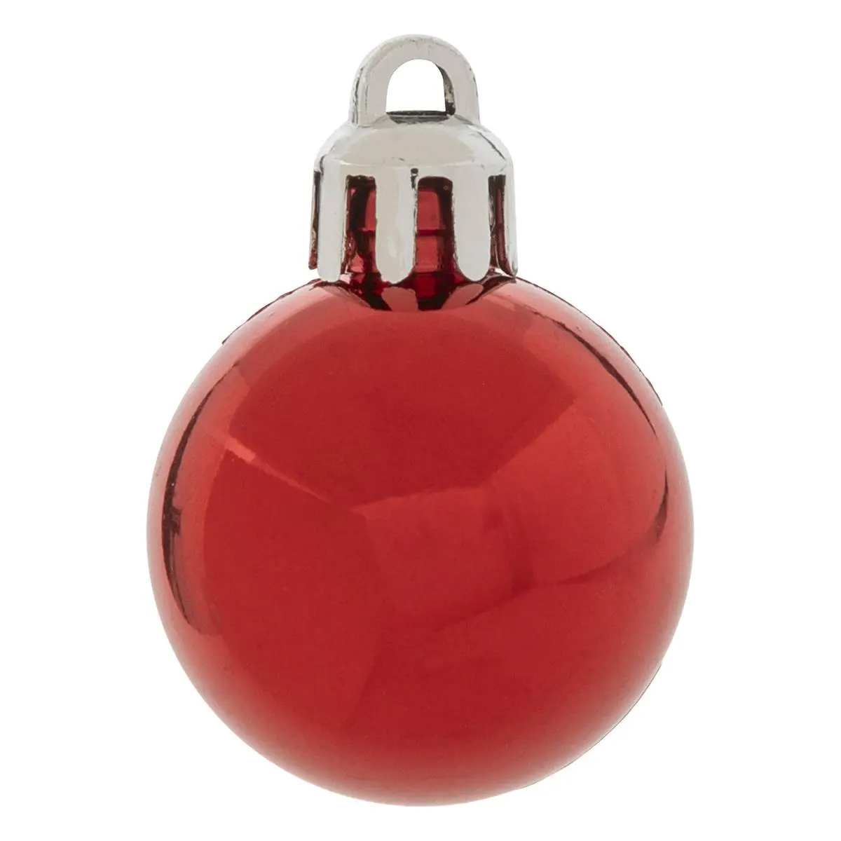 Set decoratiuni Craciun, 44 piese, cu globuri, ghirlanda si varf de brad, rosu si alb [13]