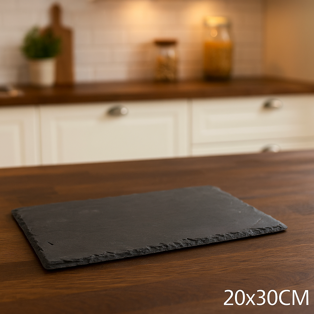 Platou servire Atmosphera ardezie, 20x30 cm, negru [8]