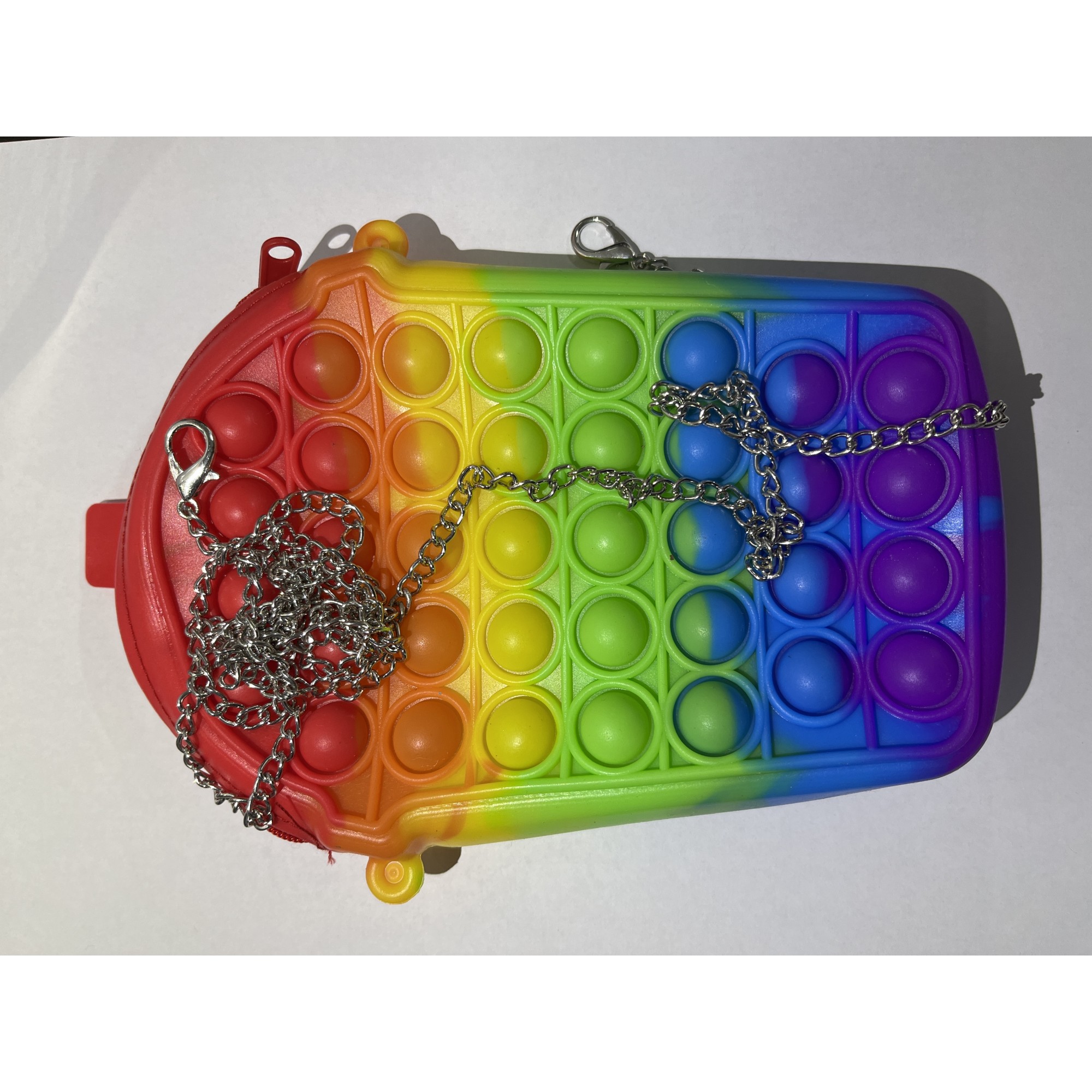 Jucarie antistres din silicon, , Geanta Pop It, Milkshake, Model 3, Multicolor [2]