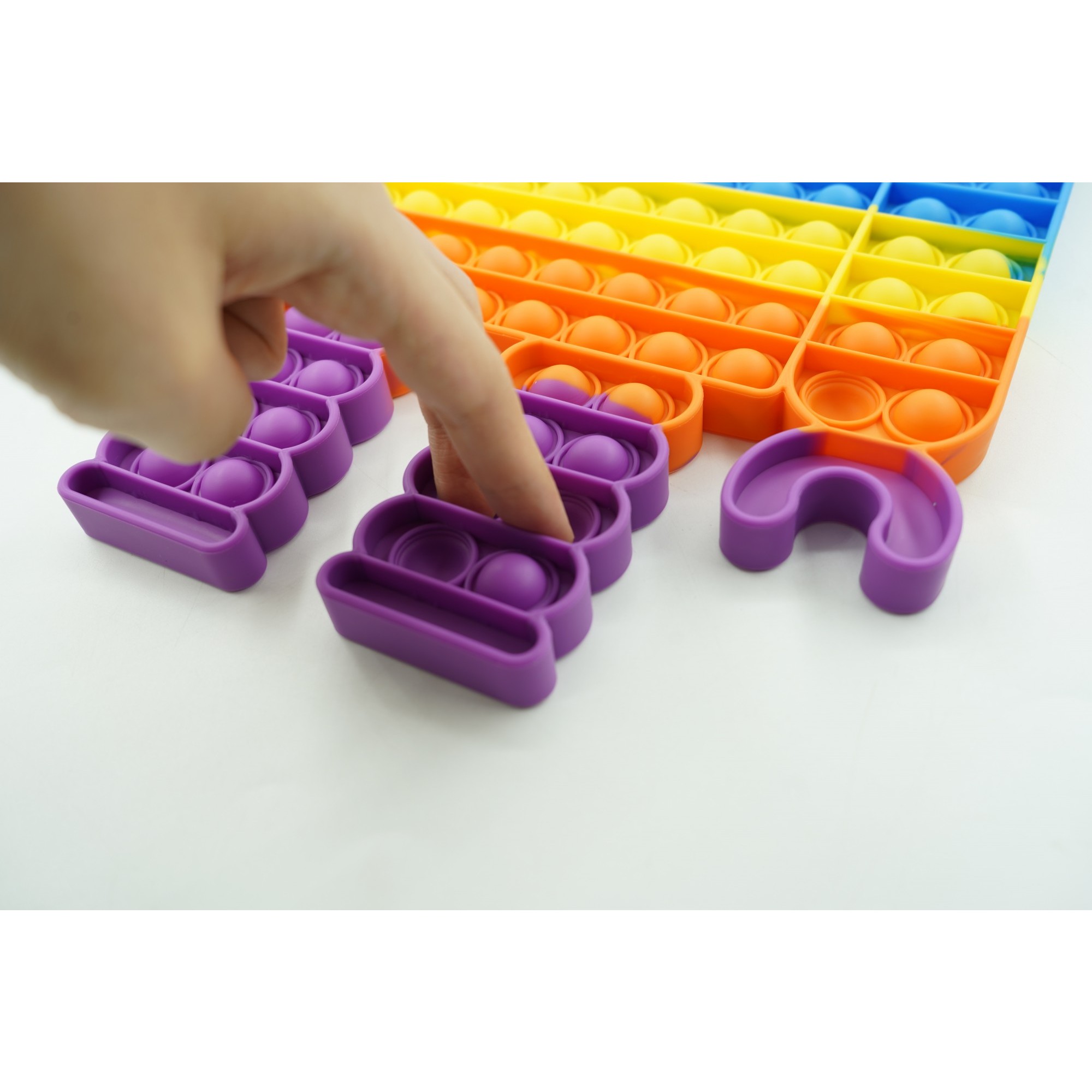 Jucarie antistres din silicon , Pop it Now and Flip It ,Robot ,Multicolor ,Model 3 [6]