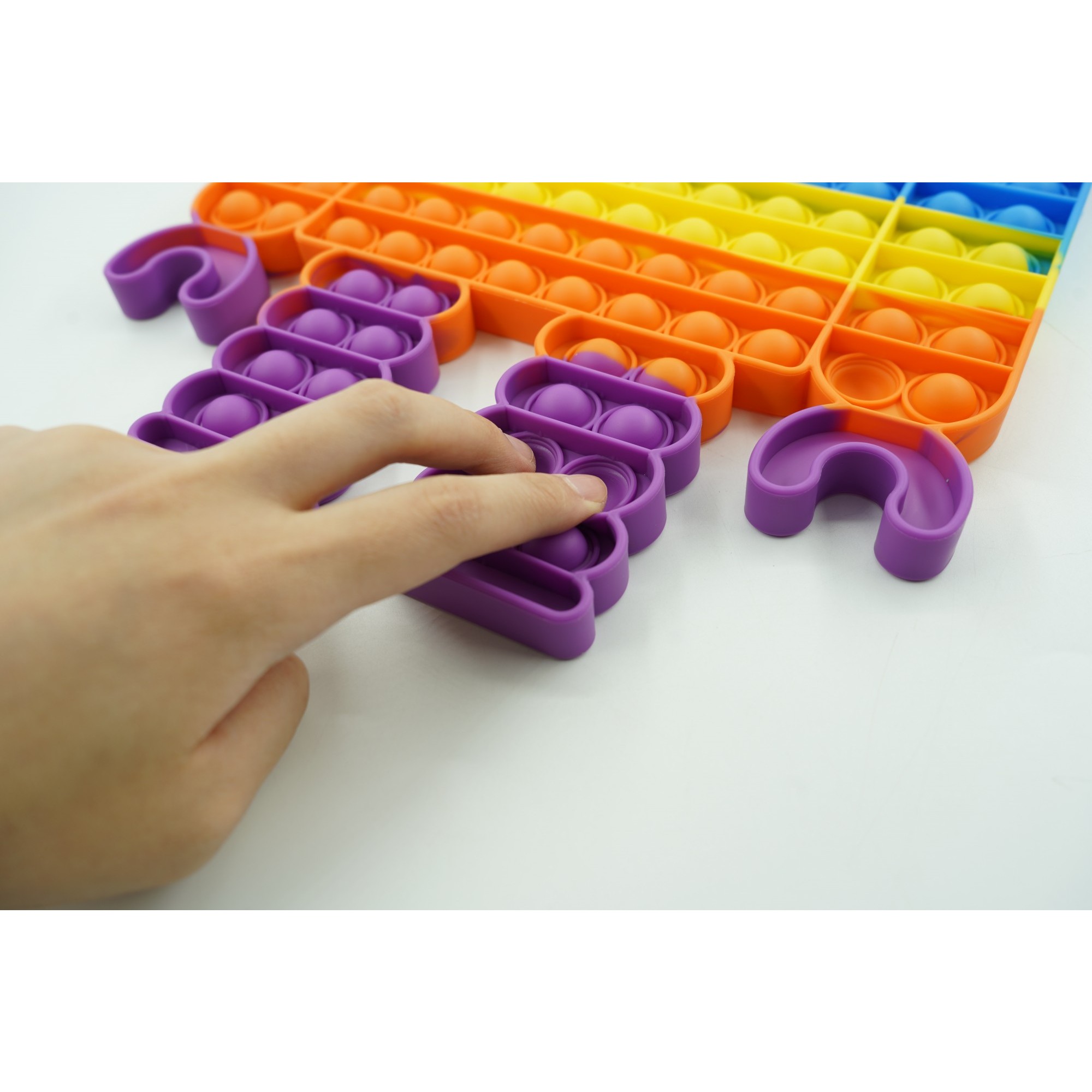 Jucarie antistres din silicon , Pop it Now and Flip It ,Robot ,Multicolor ,Model 3 [7]