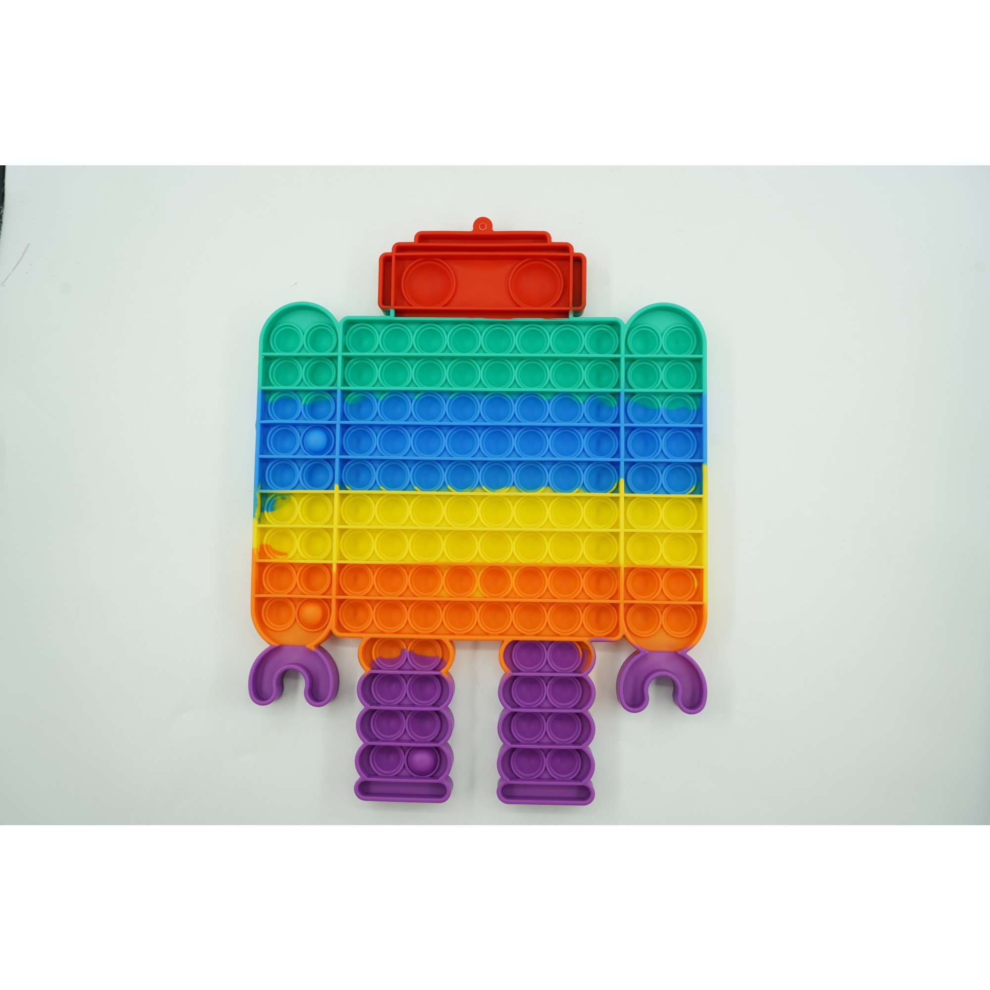Jucarie antistres din silicon , Pop it Now and Flip It ,Robot ,Multicolor ,Model 3 [2]