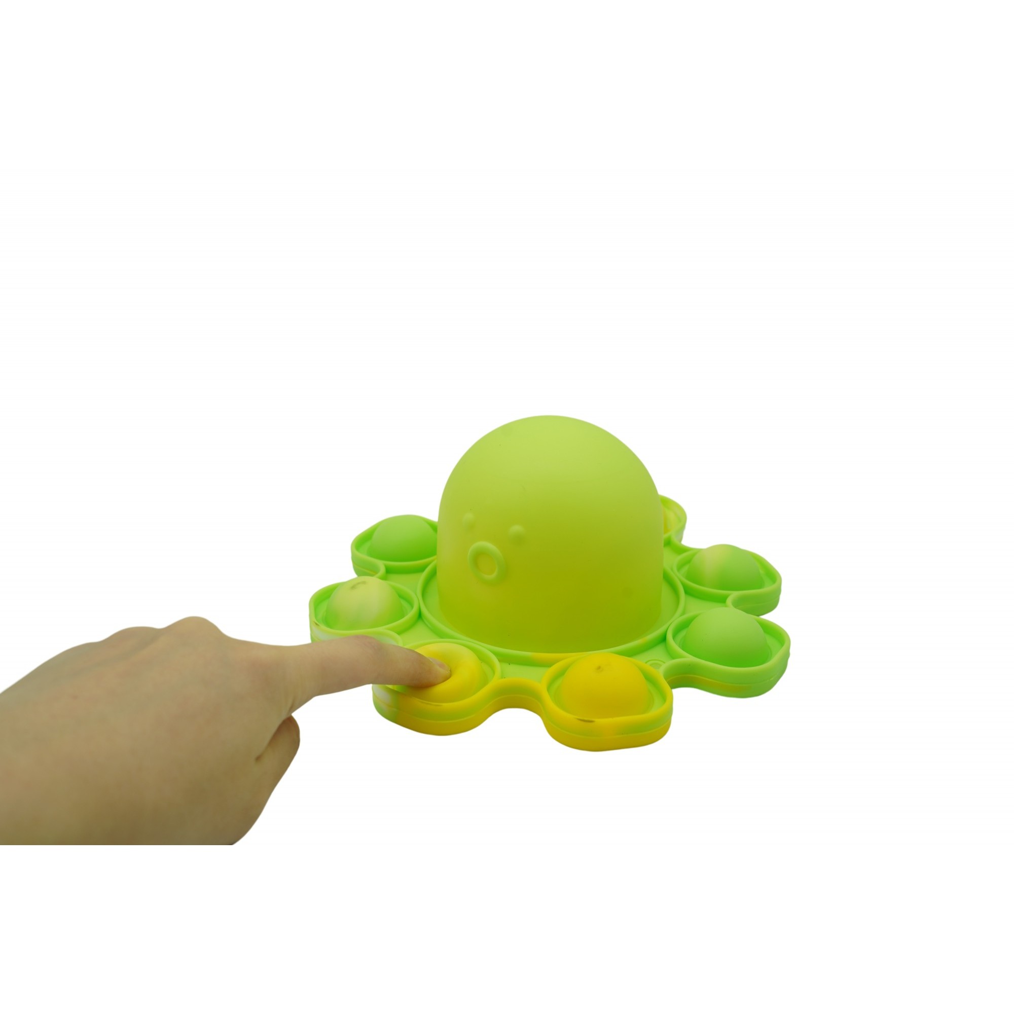 Jucarie antistres din silicon, Pop It Now and Flip It, Caracatita reversibila, 20x10 cm, Model 4, Multicolor [3]