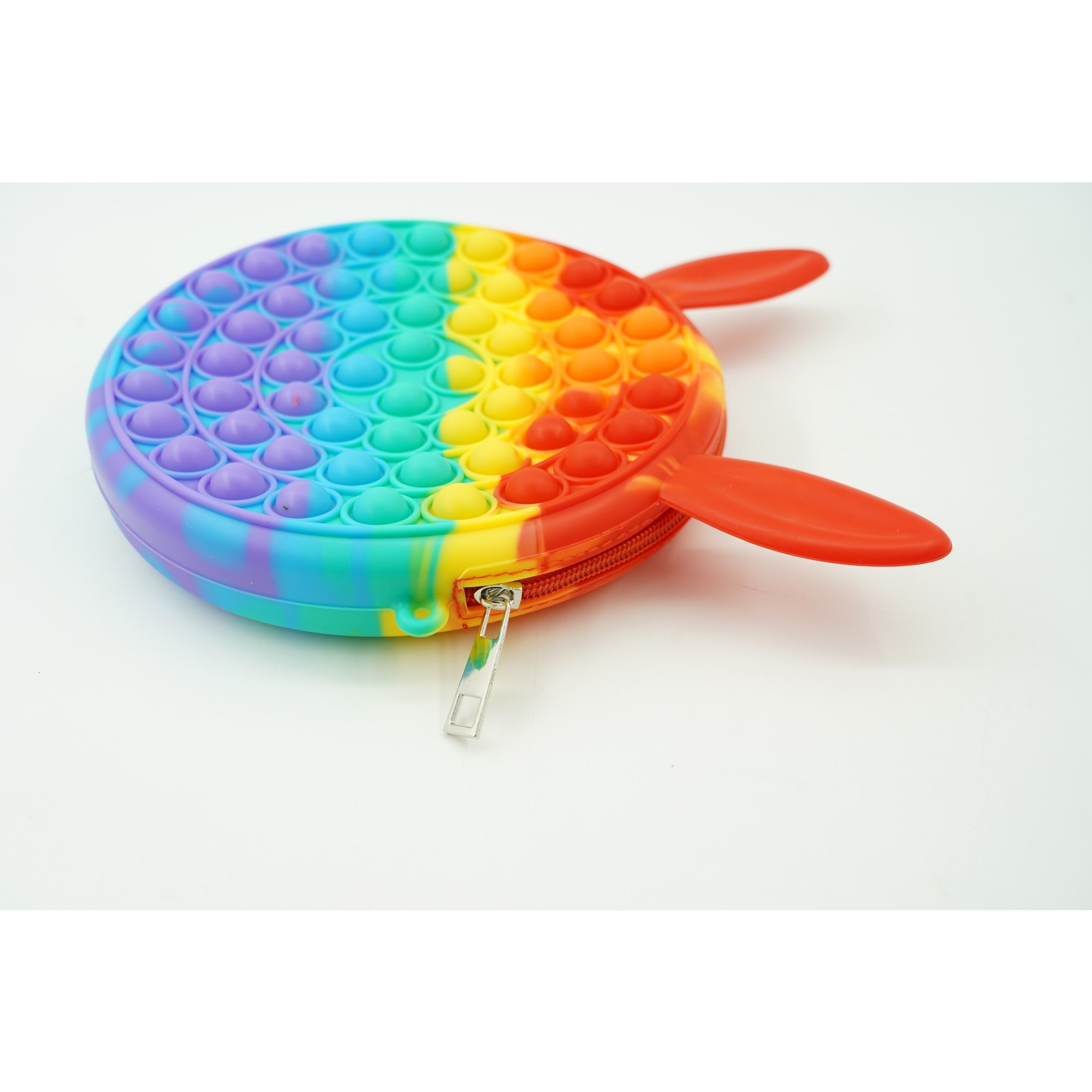 Jucarie antistres din silicon, Pop it Now and Flip It, , Geanta, Model 3, Multicolor [2]