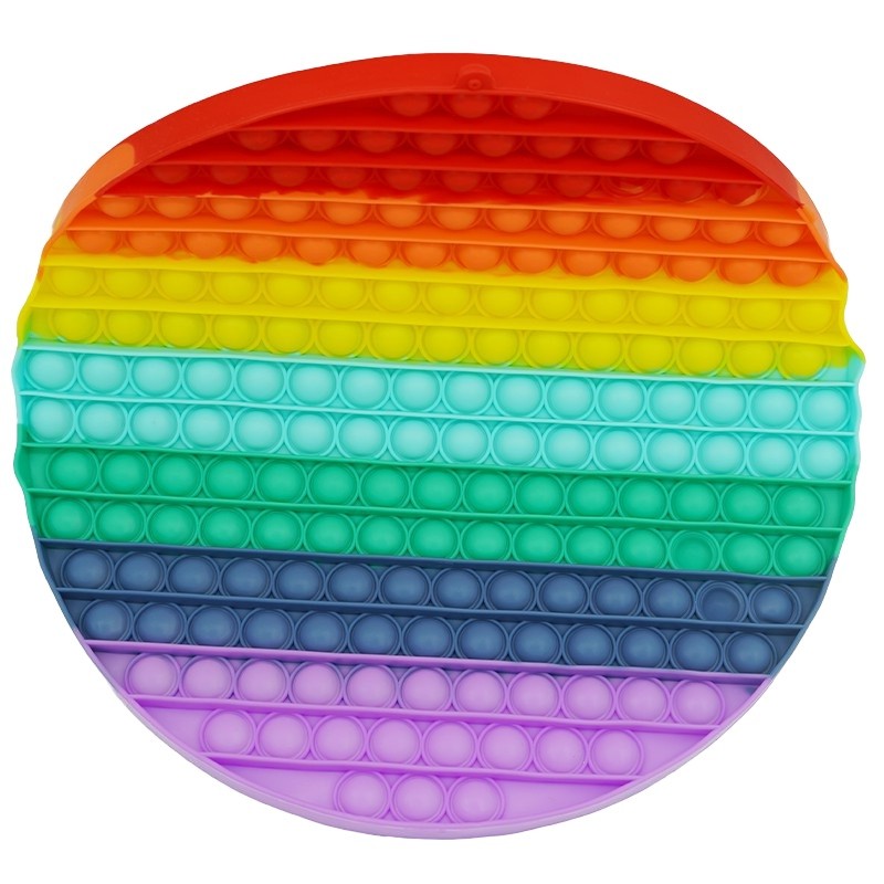 Jucarie antistres din silicon Pop it now, forma Rotund, multicolor, urias [4]