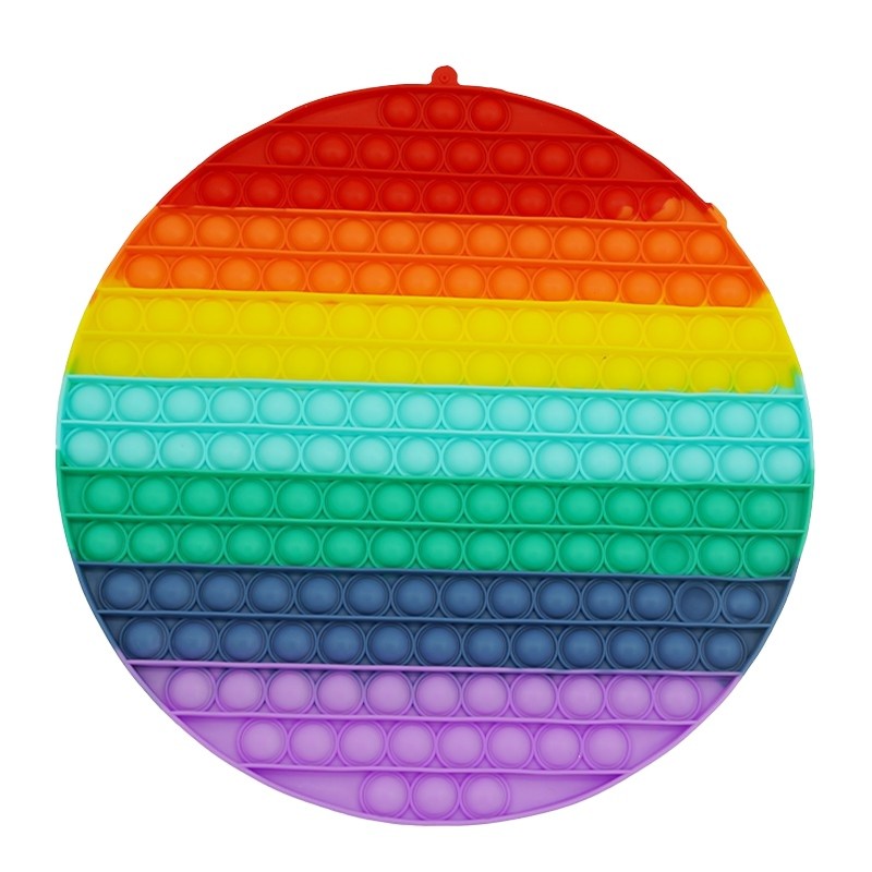 Jucarie antistres din silicon Pop it now, forma Rotund, multicolor, urias [2]