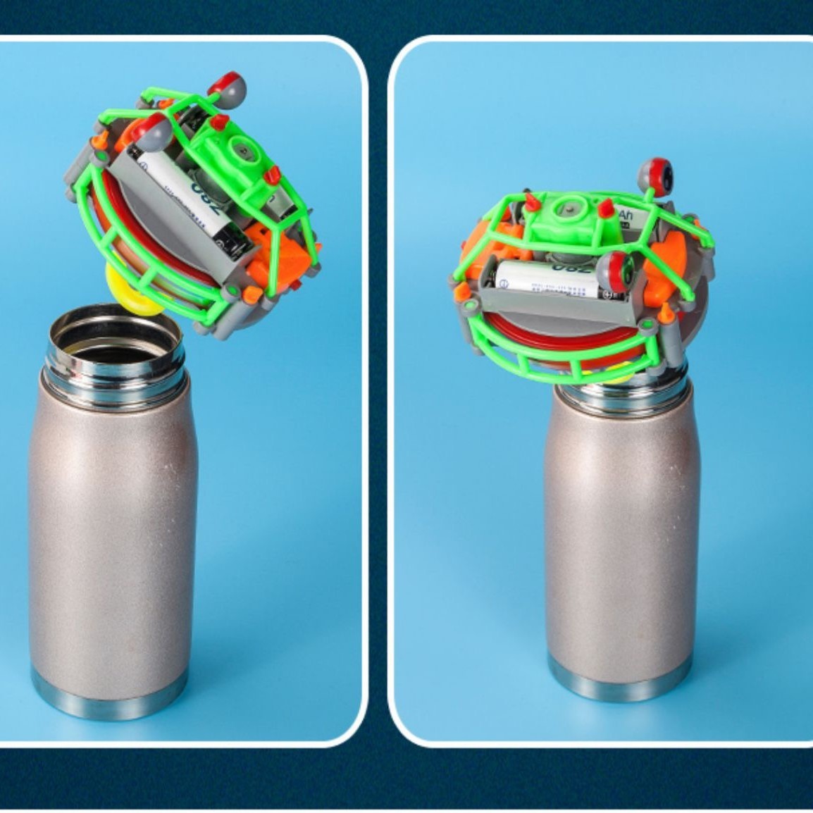 Jucarie circuit pentru copii, , Broscuta pe monociclu, Verde [7]