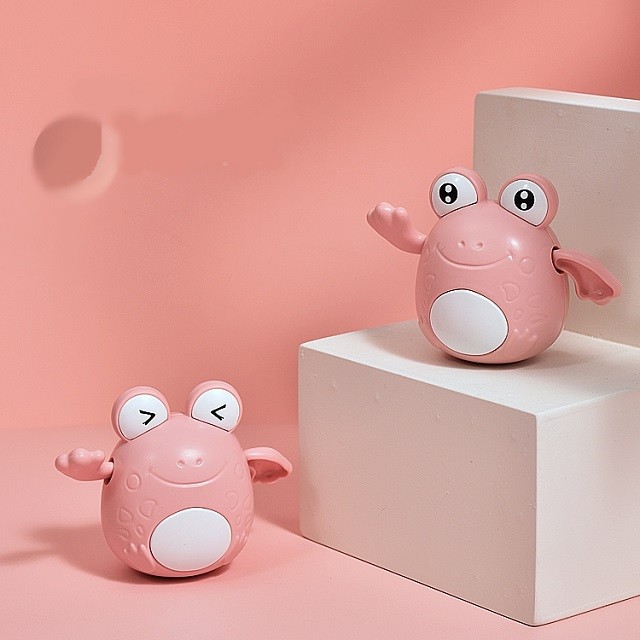 Jucarie de baie pentru copii, , broscuta roz [4]