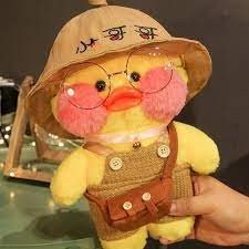 Jucarie de plus Ratusca Lalafanfan , Haine si Accesorii Random, Galben [4]