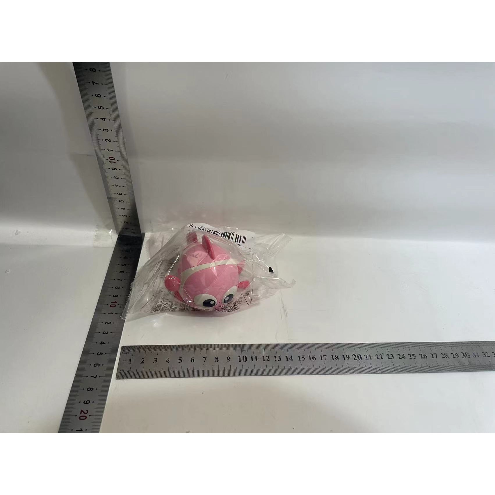 Jucarie mecanica pentru copii , pestisor haios, cu cheita, distractiv, se taraste, se misca, 11 x 9 x 7.5 cm cm, roz [7]