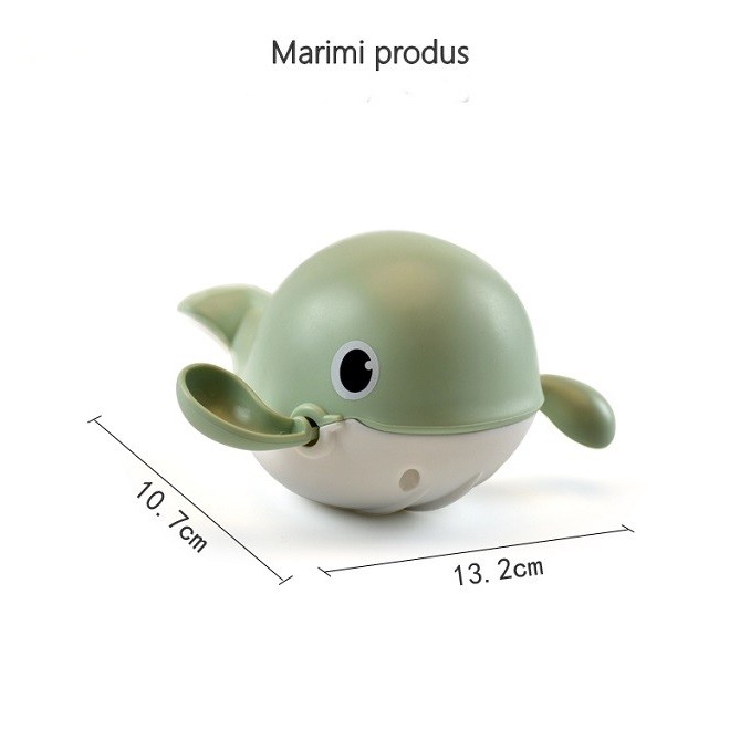 Jucarie pentru baie pentru copii, , balena verde [3]