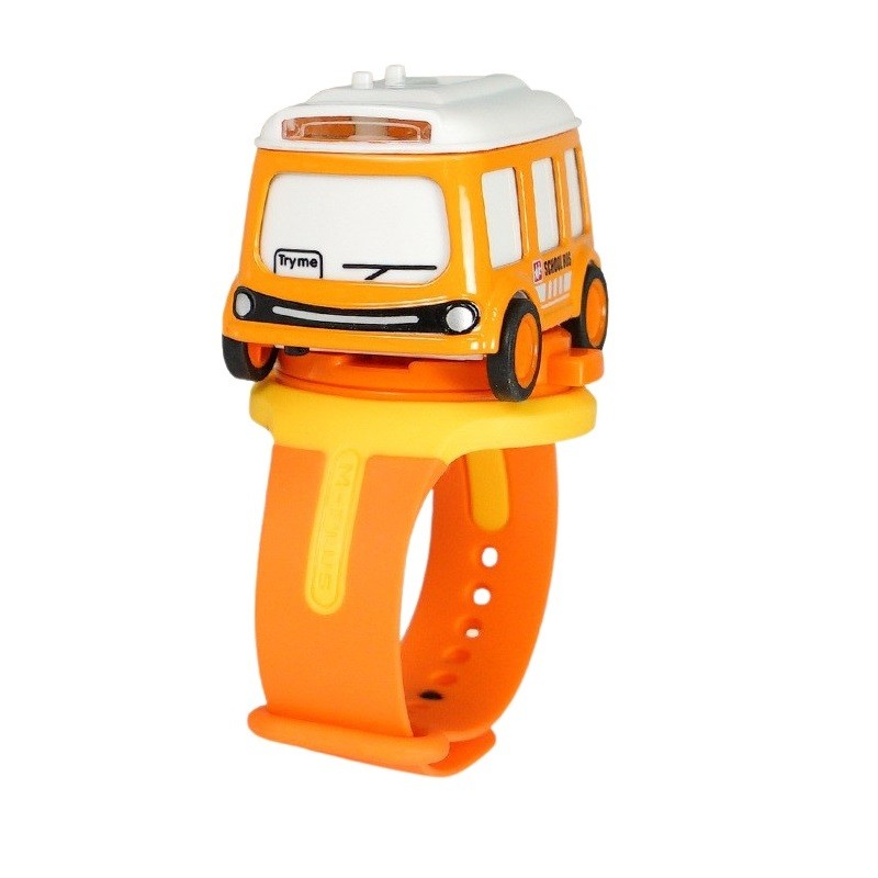 Jucarie pentru copii, , autobuz-ceas, Portocaliu [2]