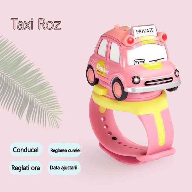 Jucarie pentru copii, , Masina-ceas, Galben [2]