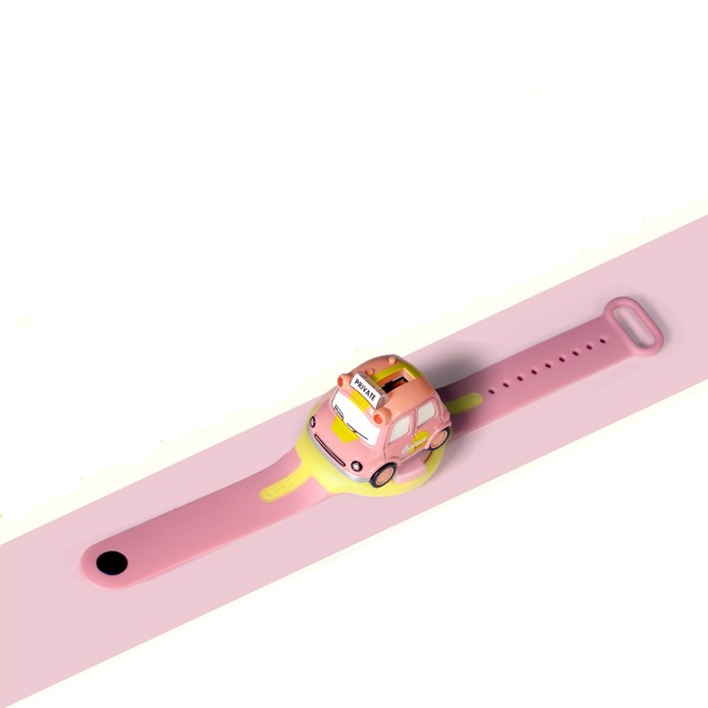 Jucarie pentru copii, , Masina-ceas, Roz [4]