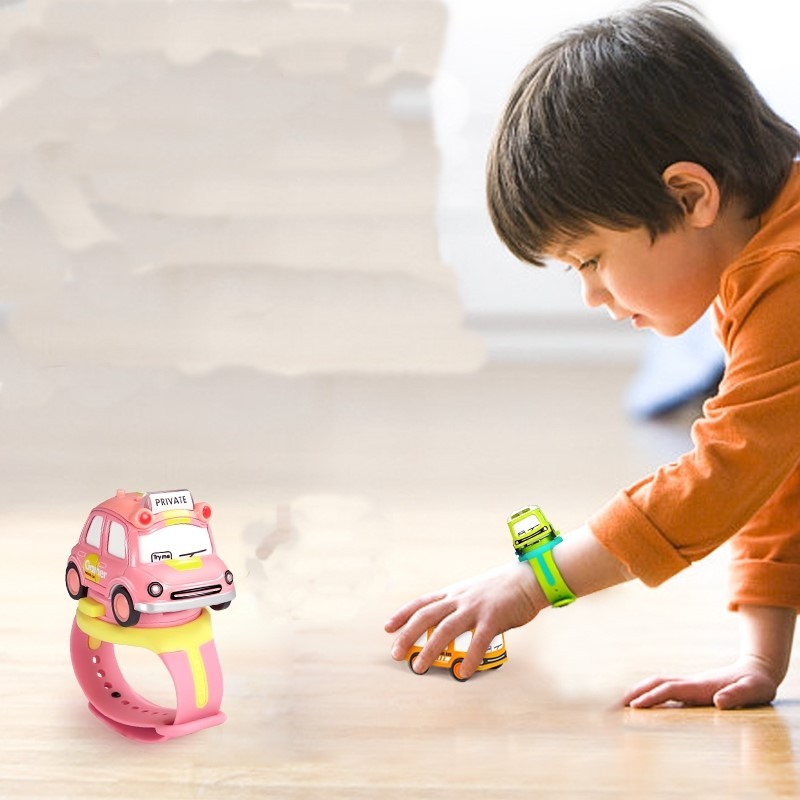 Jucarie pentru copii, , Masina-ceas, Roz [3]