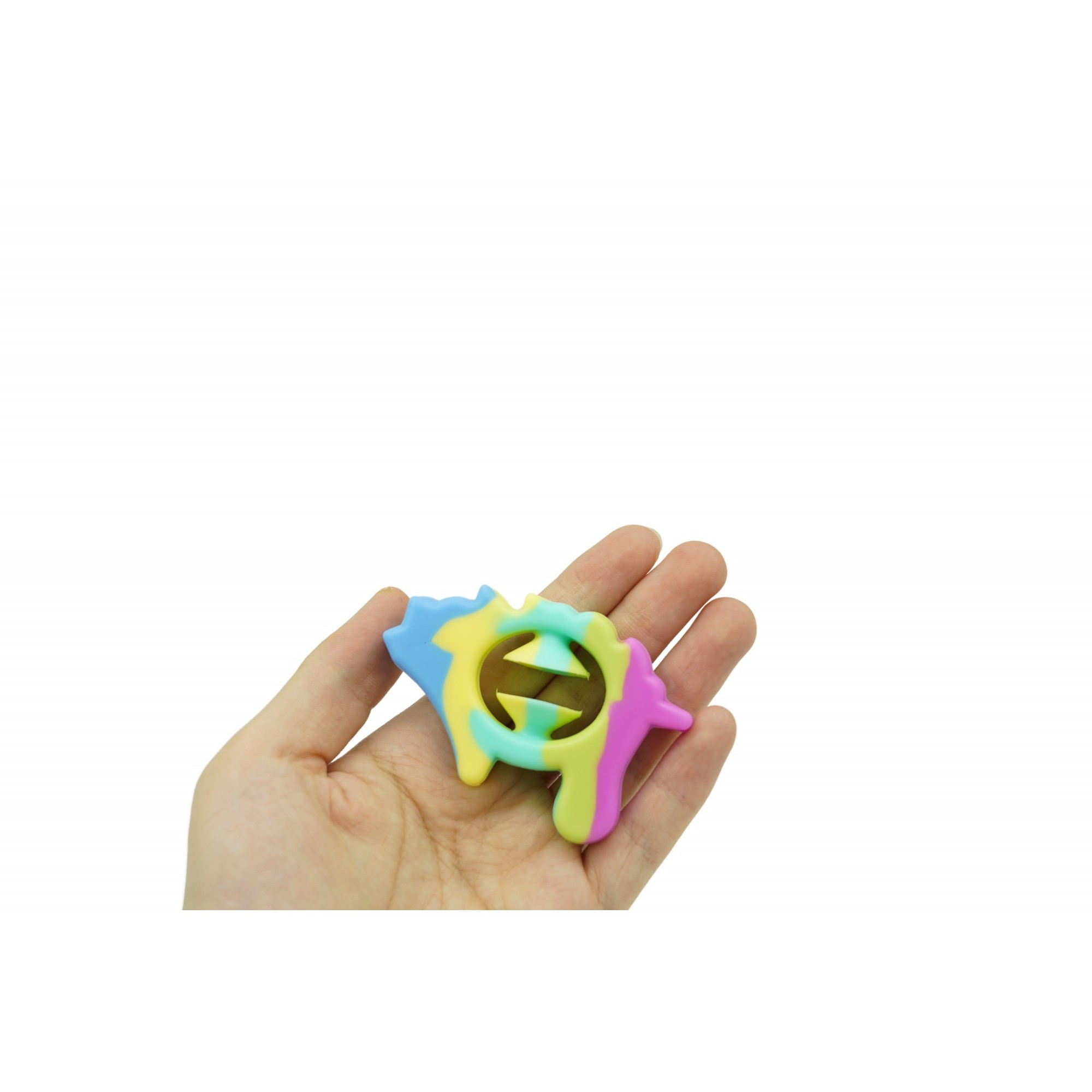 Jucarie senzoriala antistres cu ventuza de decompresie, Antrenare antebrat, Fidget Toy, Model Porcusor, Macarons [2]