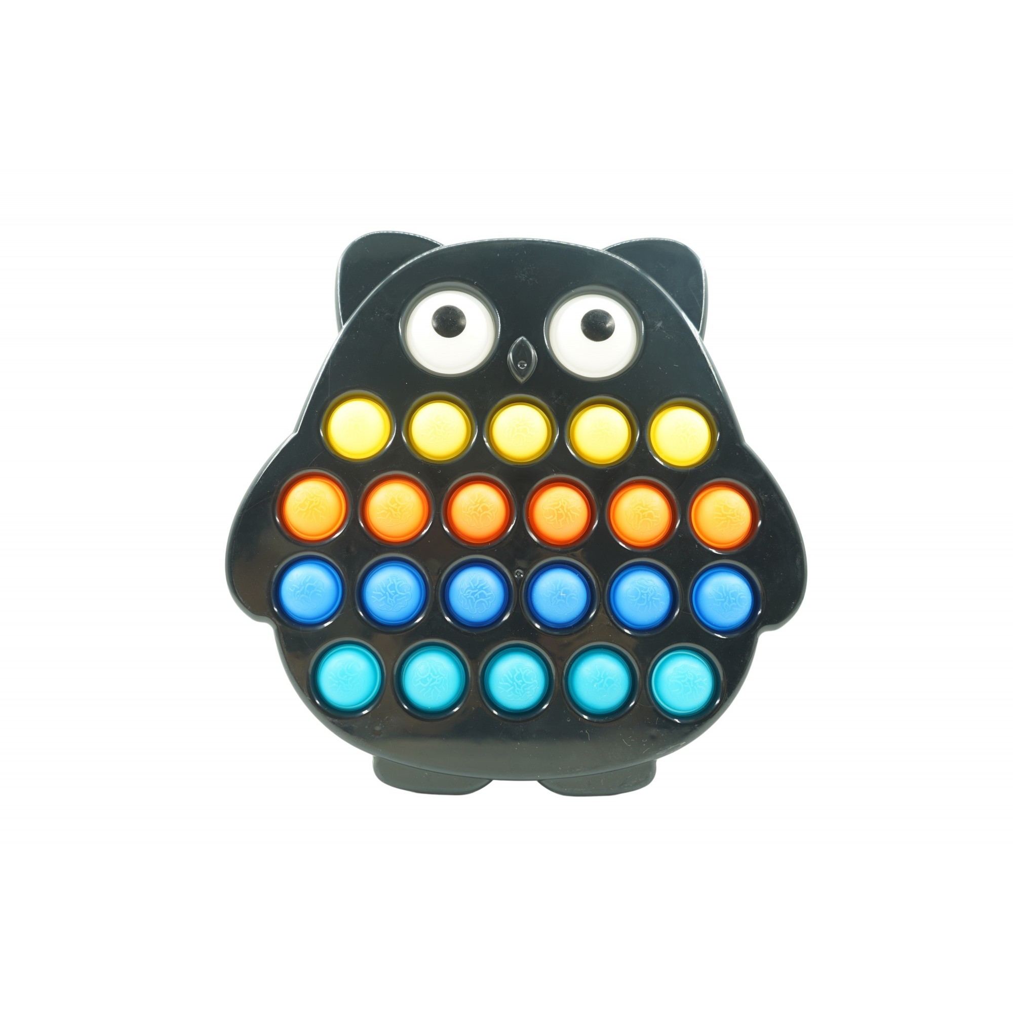 Jucarie senzoriala antistres, Simple Dimple, Bufnita, Multicolor, V2 [1]