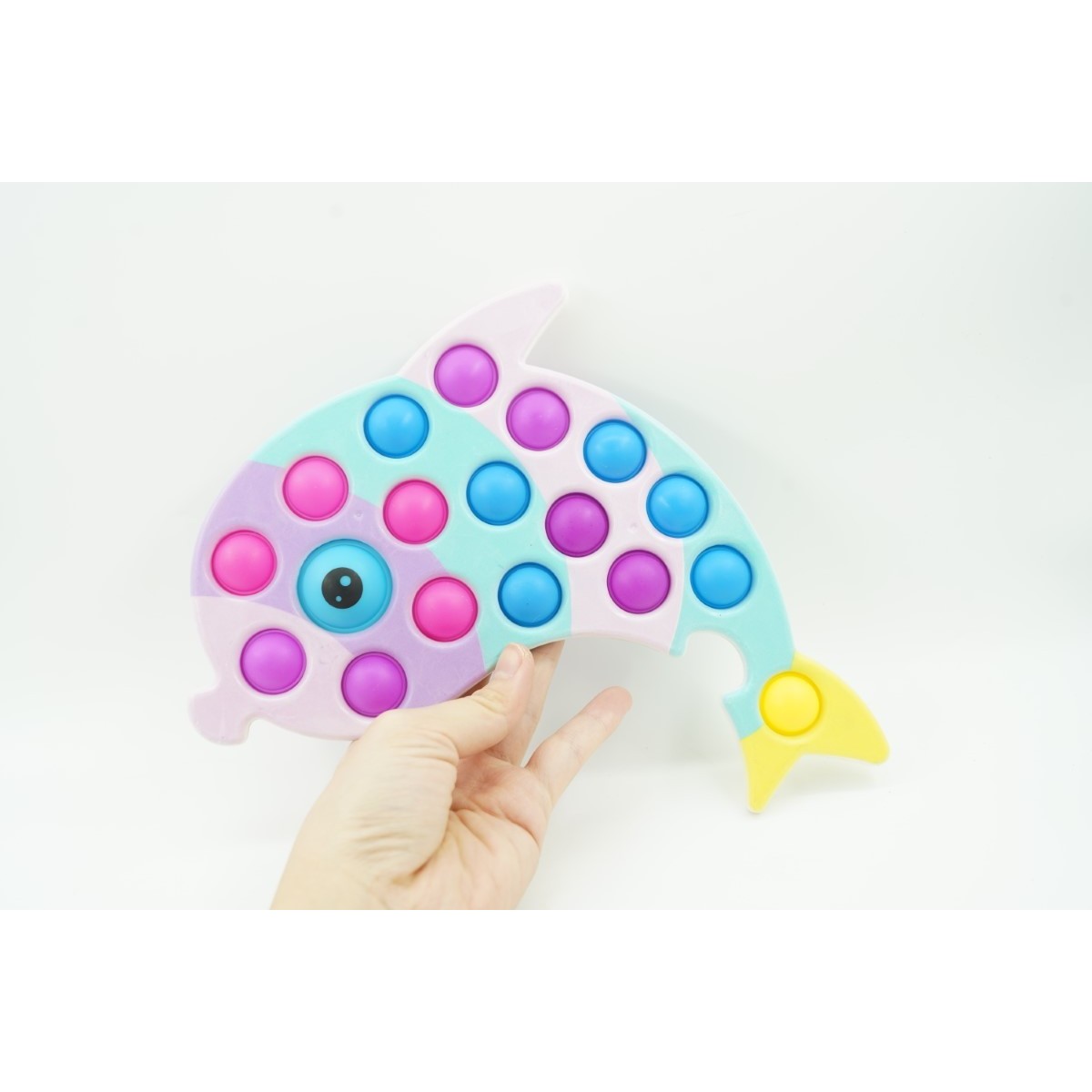 Jucarie senzoriala antistres, Simple Dimple, Delfin, Multicolor [6]
