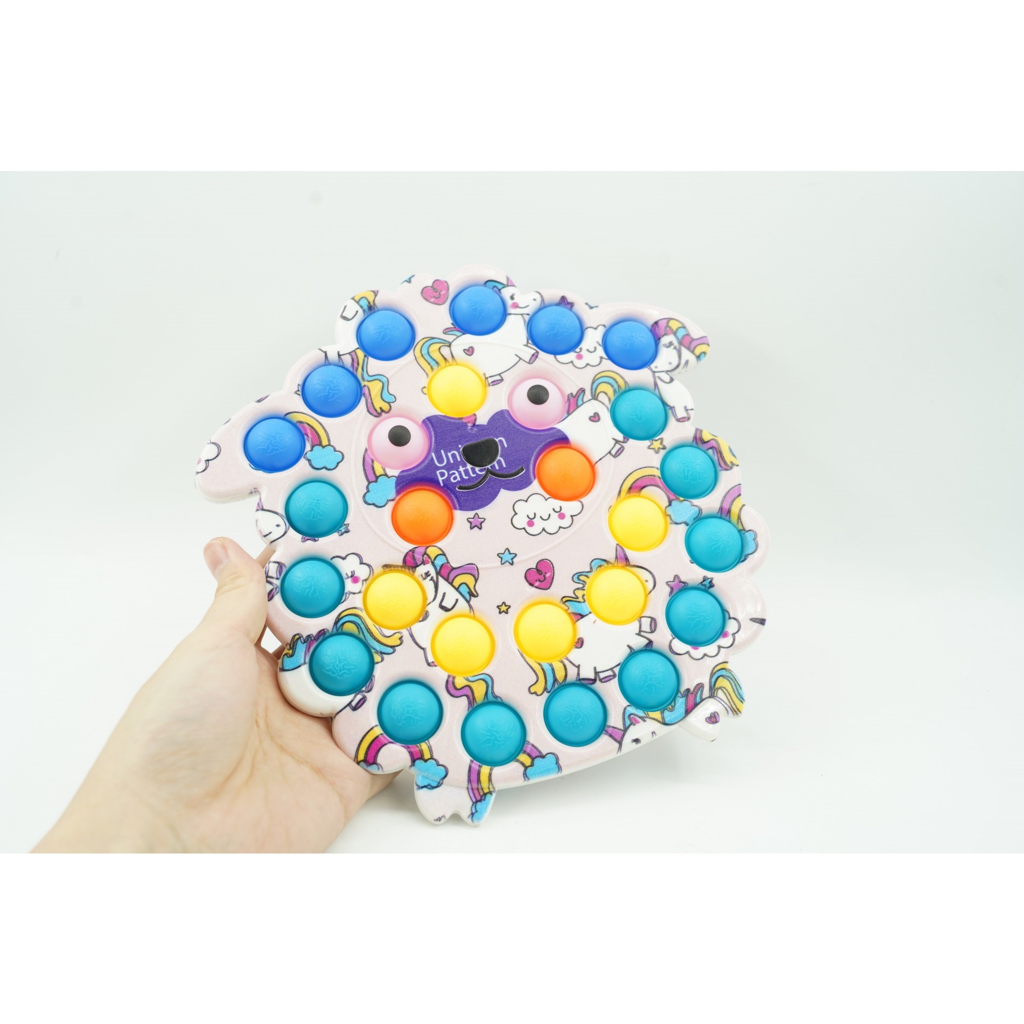 Jucarie senzoriala antistres, Simple Dimple, Oaie, Multicolor, V4 [6]