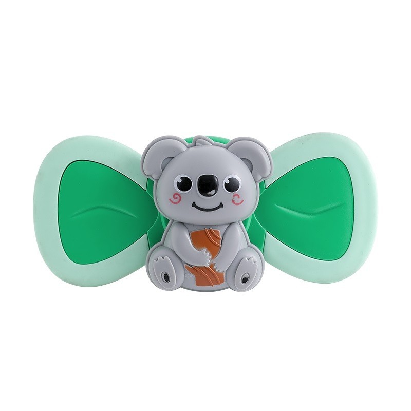 Jucarie Spinner pentru copii cu 2 laturi, Spinimals Premium Koala, Verde