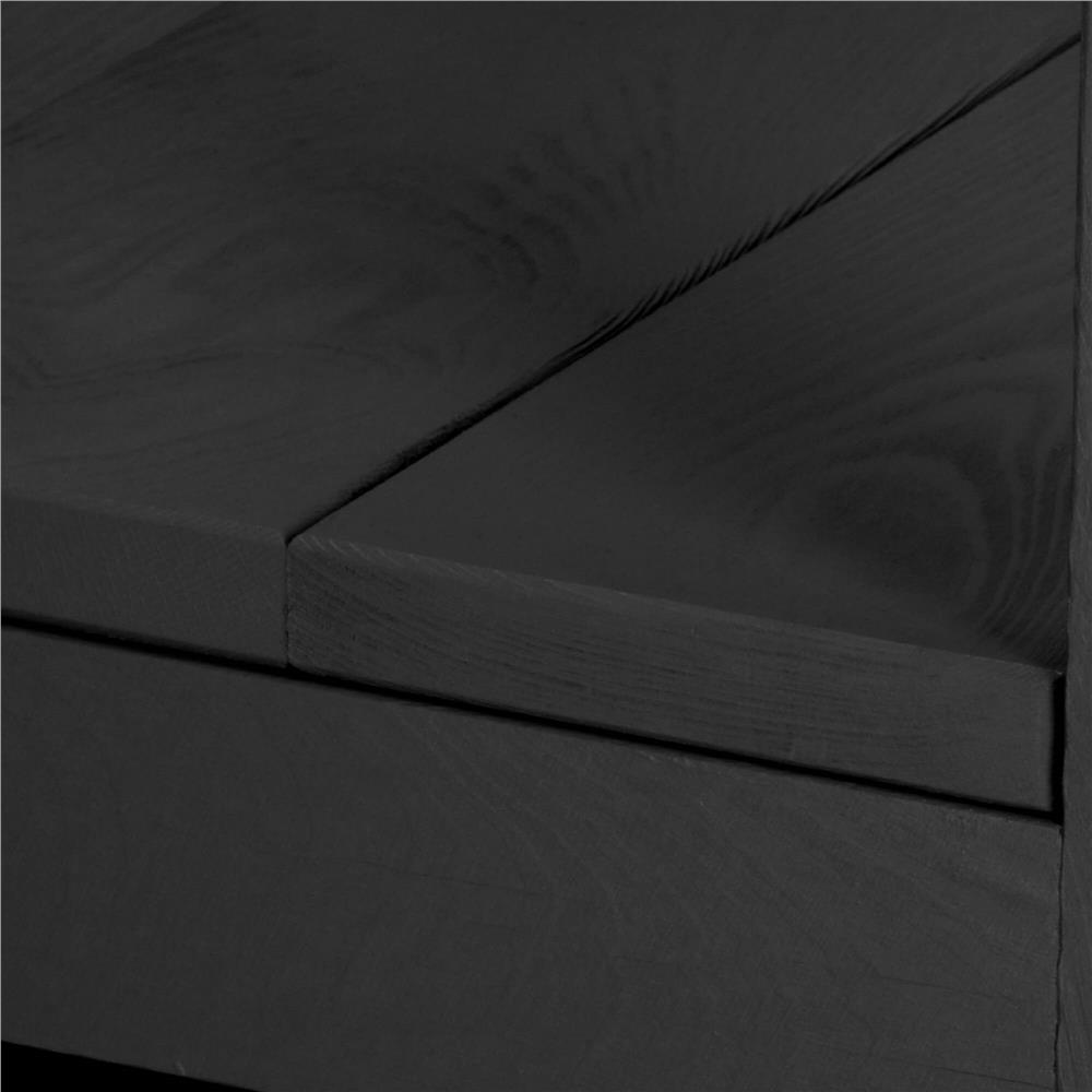 Turn de invatare inaltator multifunctional din lemn, platforma reglabila pe 3 inaltimi, 90x39x44 cm, negru [12]