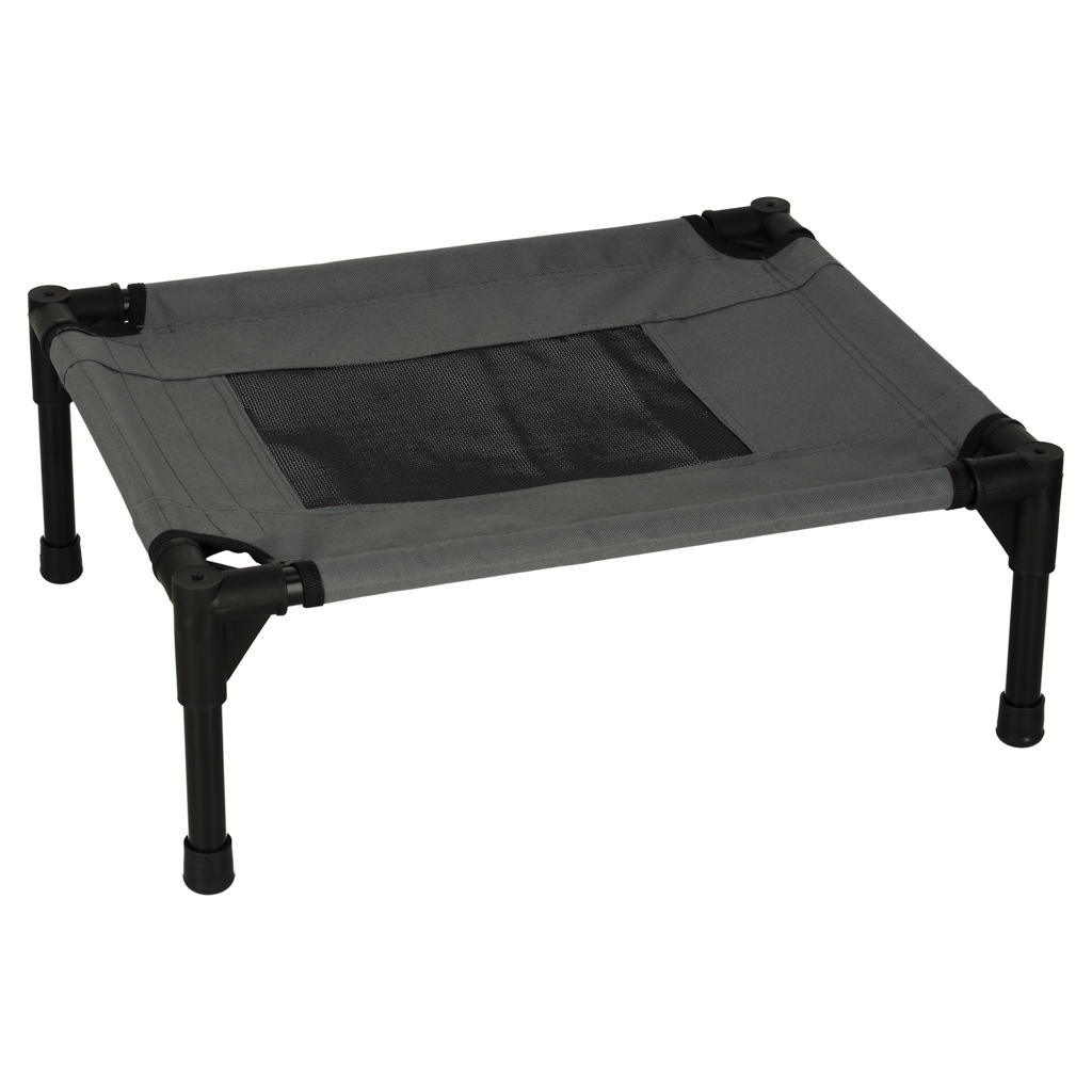 Casuta cu pat pentru caini si pisici, cu acoperis detasabil si baza ventilata, 54x44x60 cm, negru [8]