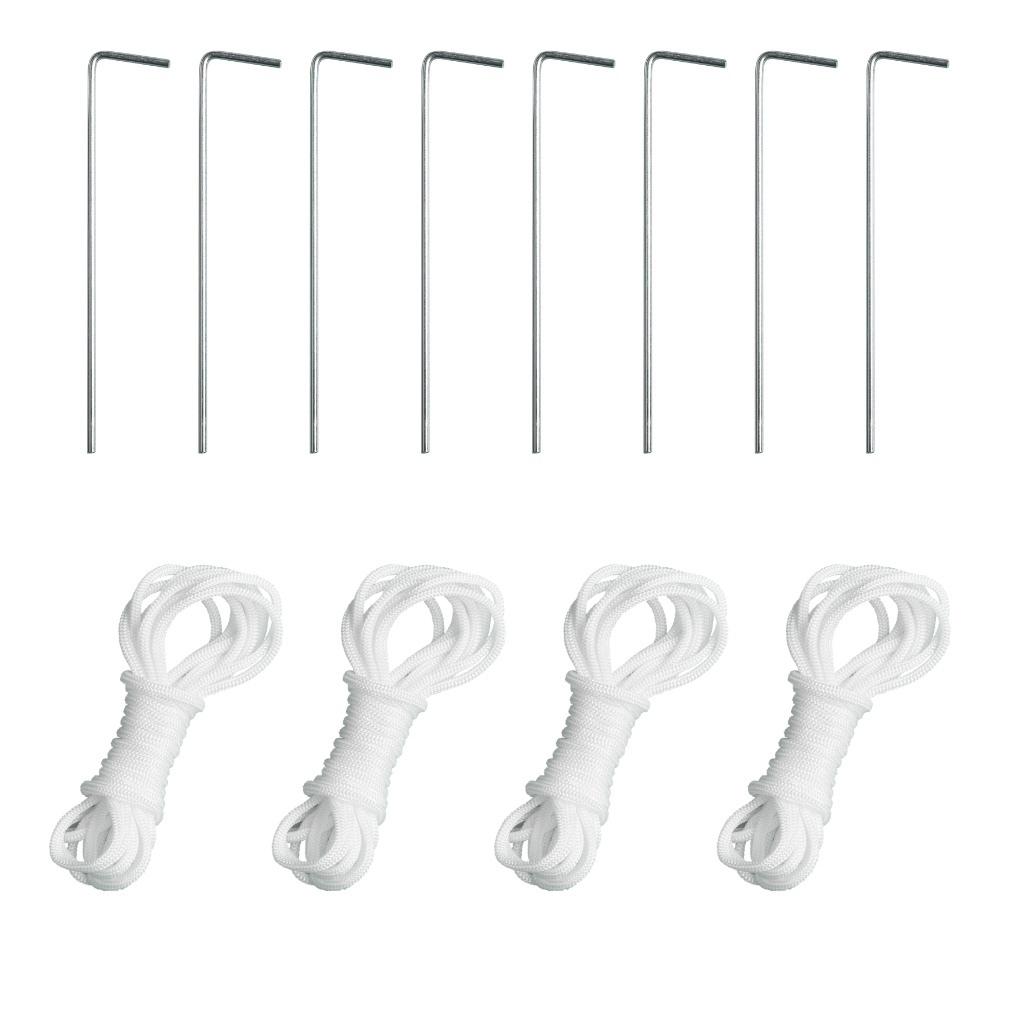 Pavilion gradina 250x250x255 cm, structura metalica cu 4 picioare, acoperis PE 90g/mp, verde [4]