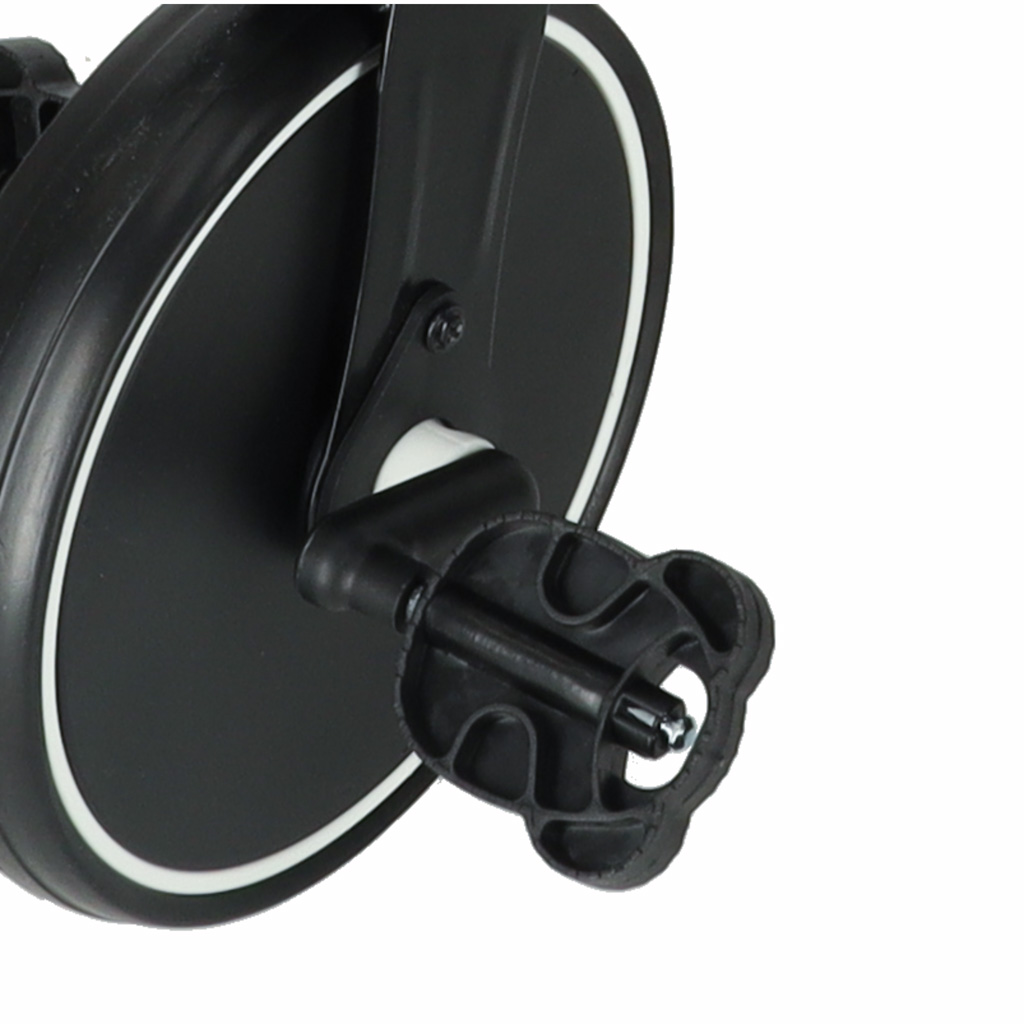 Tricicleta 3in1 Mini 67x47x51 cm, transformabila in bicicleta fara pedale, reglabila, roti din spuma, alb-negru [4]