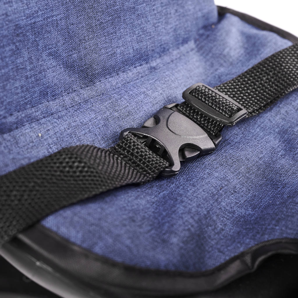 Tricicleta 3in1 105x52x94 cm, cu sezut rotativ 360°, roti fara aer, copertina reglabila, bleumarin [12]