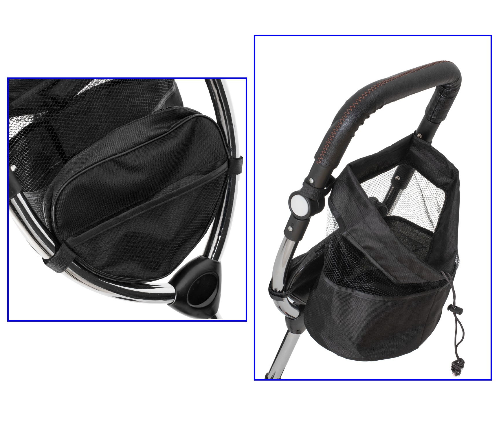 Tricicleta 3in1 105x52x94 cm, sezut rotativ 360°, roti fara aer, copertina reglabila, negru [13]