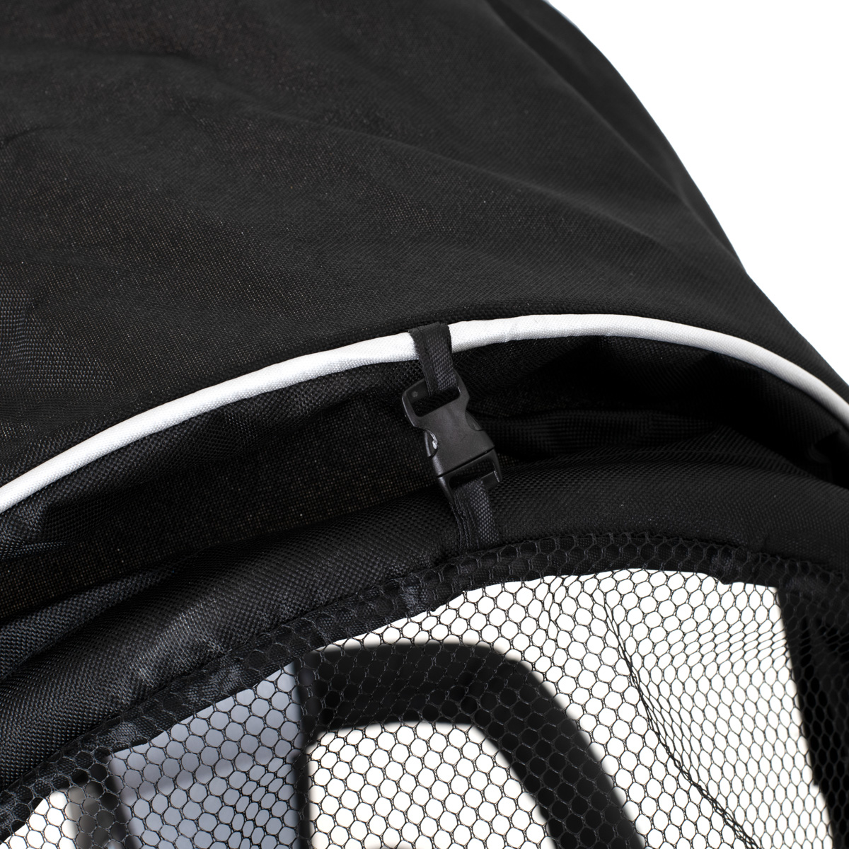 Tricicleta 3in1 105x52x94 cm, sezut rotativ 360°, roti fara aer, copertina reglabila, negru [20]