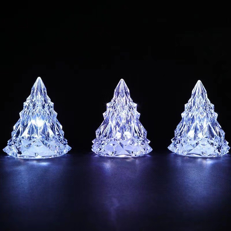Lampa de Veghe, , Model IceBerg, cu Baterii, Lumina Rece, Transparent, 6.5x8 cm [3]