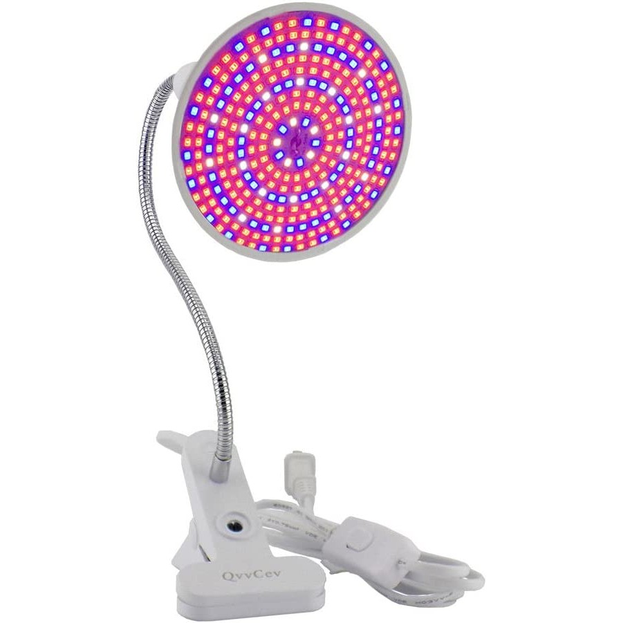 Articole pentru Gradina si Bricolaj - Lampa pentru cresterea plantelor de interior, , nu emana caldura, 290 leduri, 2 culori , prindere cu clips, 46x11.5x9.2 cm