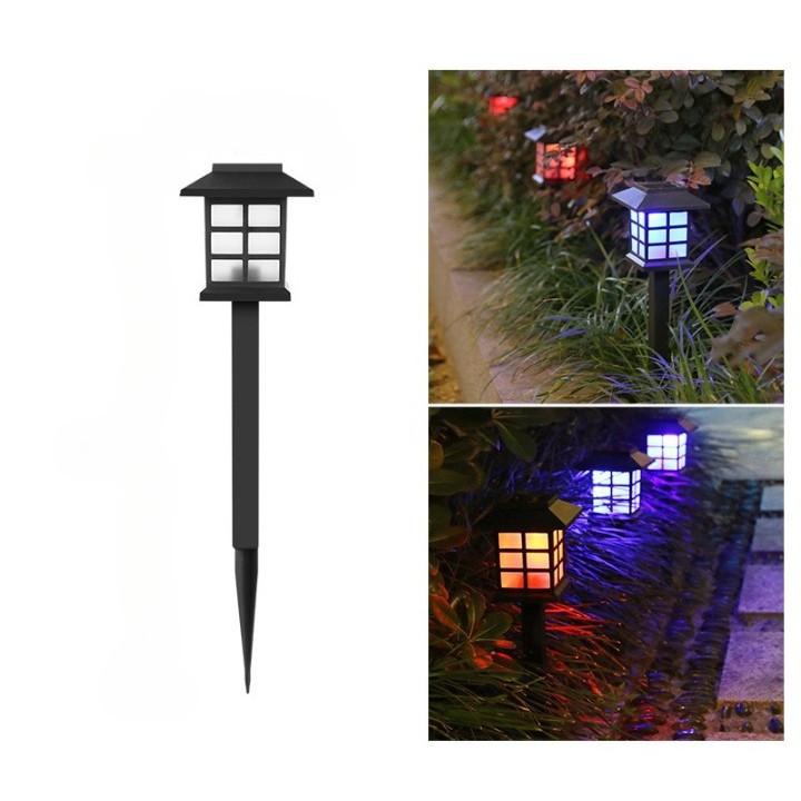 Lampa solara Led pentru gradina, Tip felinar, , Multicolor [2]