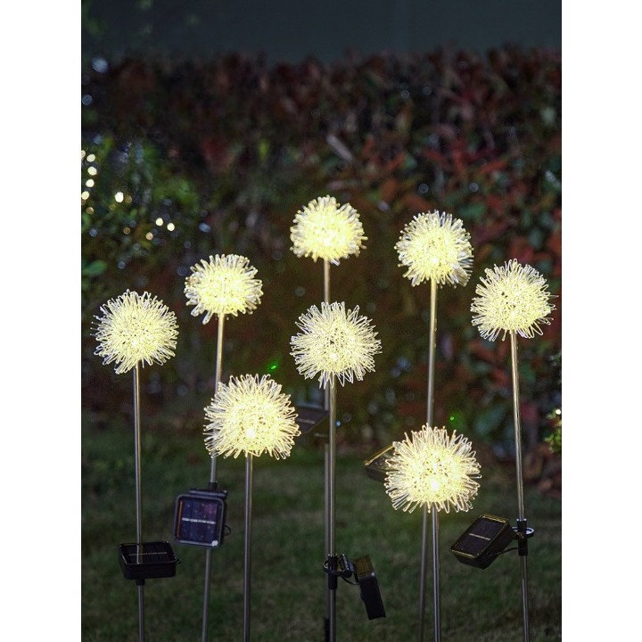 ✨TOATE PRODUSELE✨ - Lampa solara sub forma de Papadie, alb cald, 