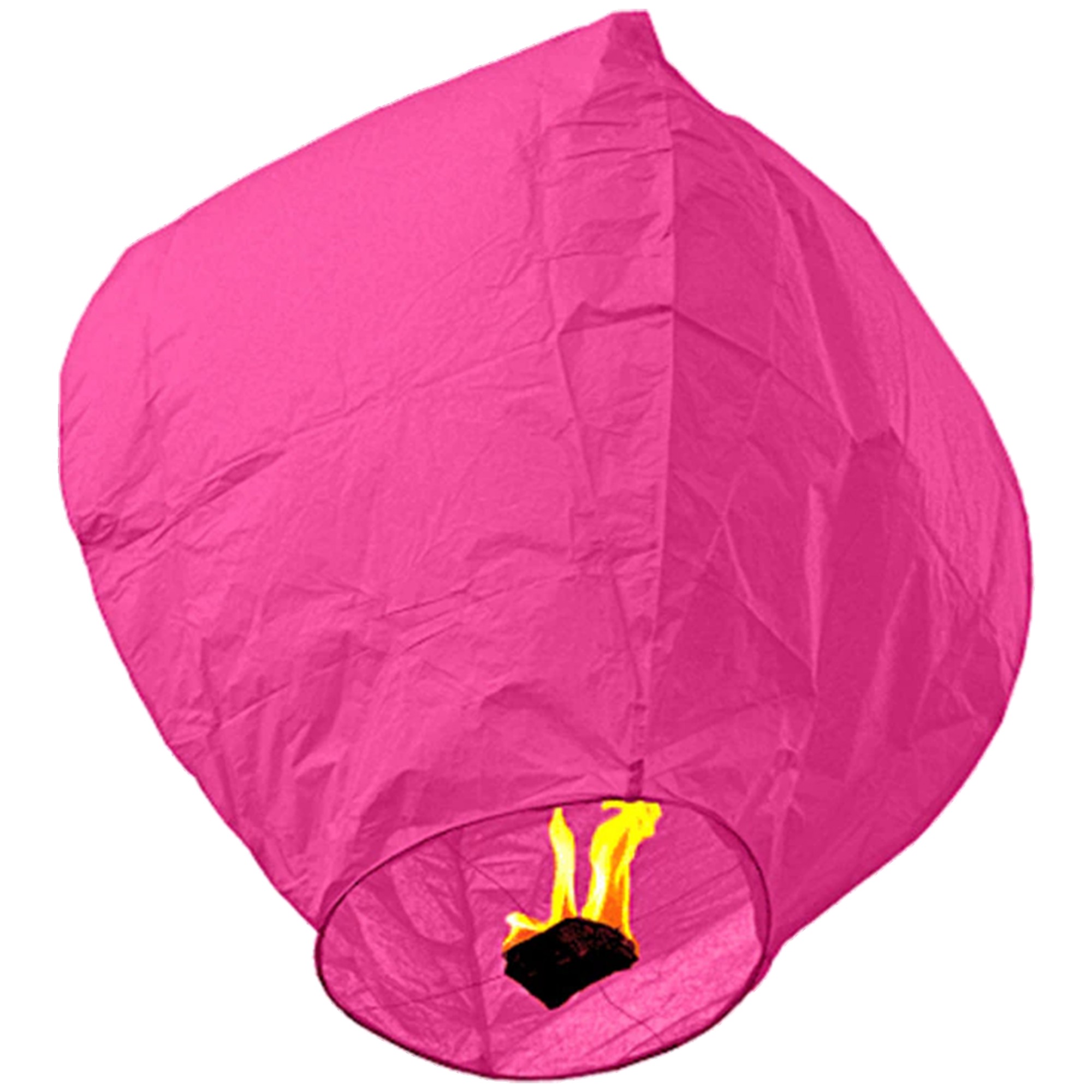 Accesorii Petrecere - Lampion zburator, , hartie biodegradabila, Roz