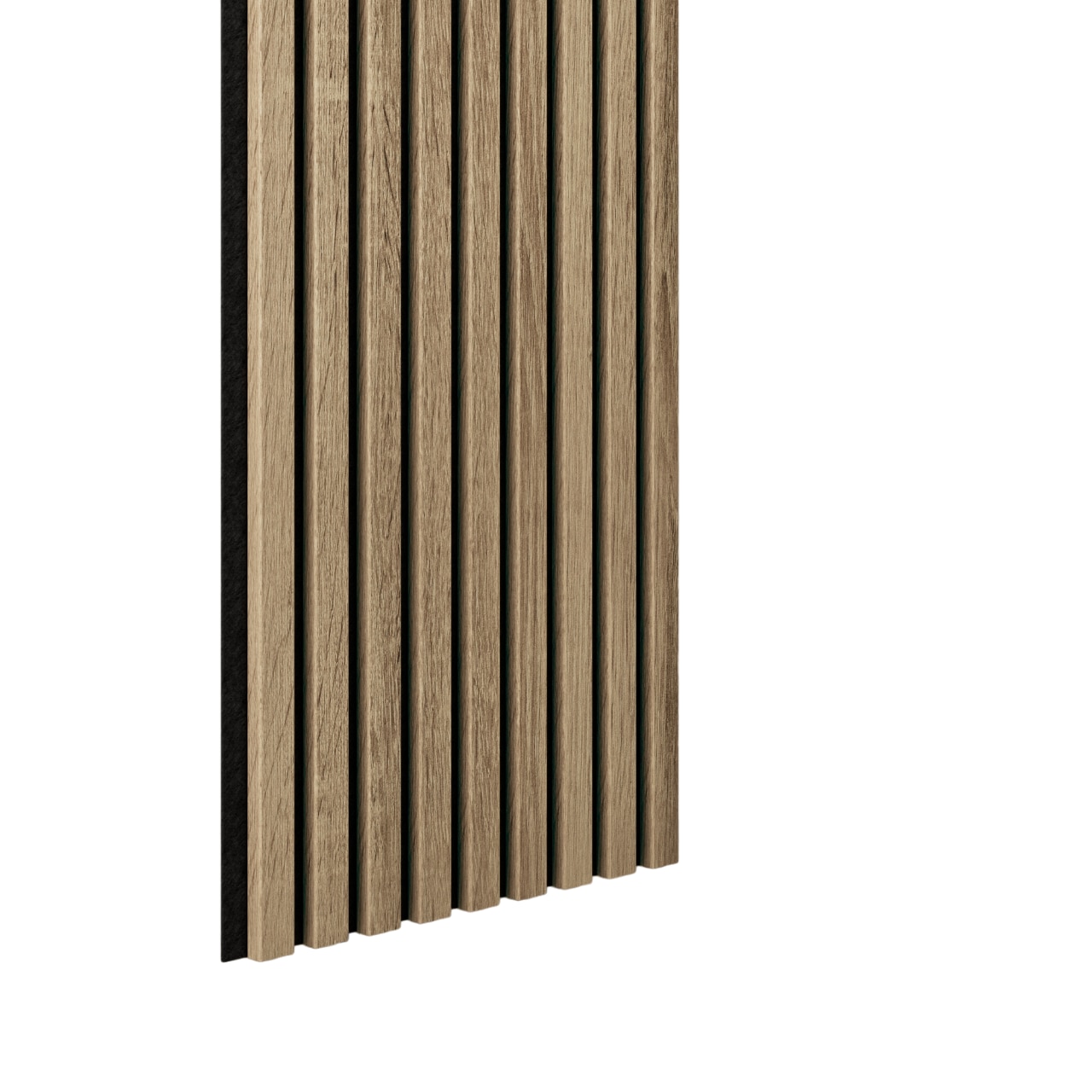 Riflaje - Riflaj MDF decorativ LDA PREMIUM de tip Panou Acoustic, Stejar Natur Saragossa, 260x40 cm
