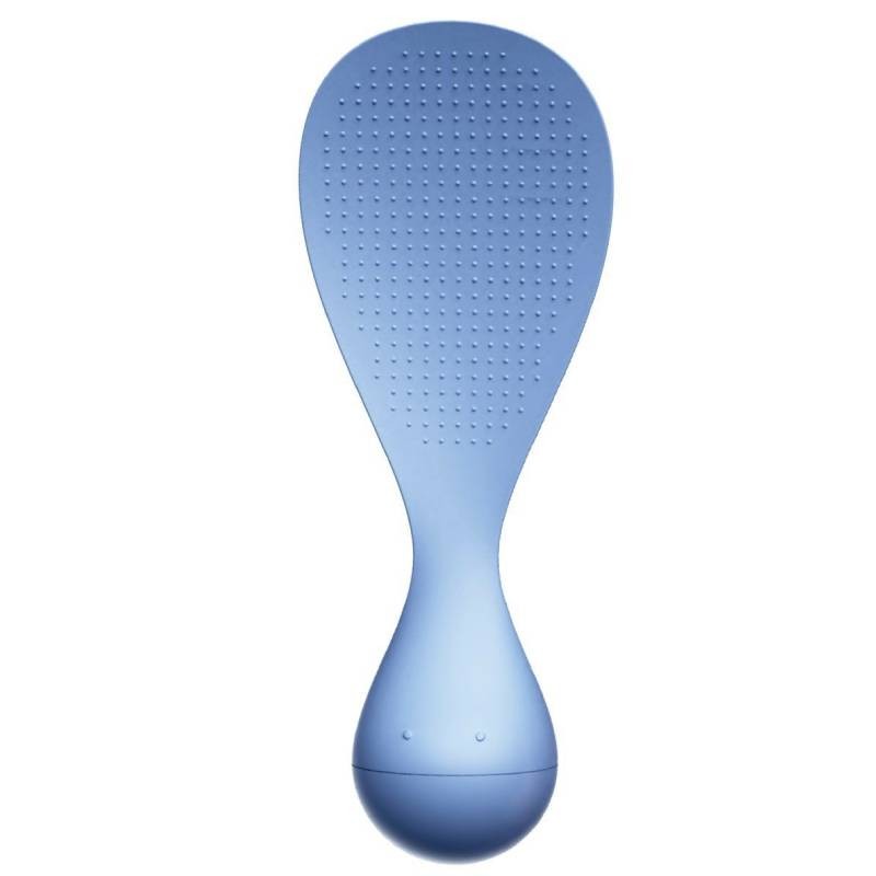 Ustensile pentru Bucătărie - Lingura de Orez Termorezistenta cu Baza Antialunecare, , Albastra, Ideala pentru Preparare si Servire