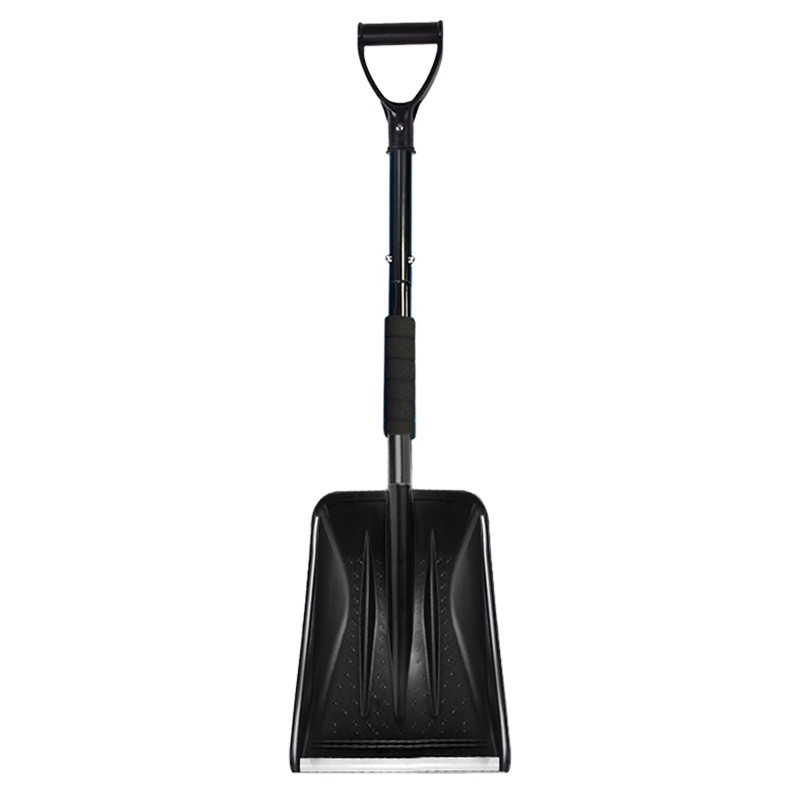 Lopata de Zapada, , Multifunctionala, Demontabila, cu Maner Antiderapant, Aluminiu, Plastic, Solutia pentru Iarna, pentru Deszapezire, 80x11x25.7 cm, Neagra [10]