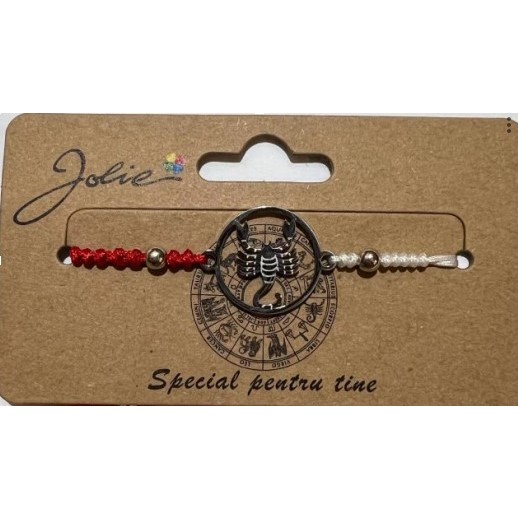 Martisor bratara zodiac - Martisor bratara zodiac, Jolie, 5x9 cm, Scorpion