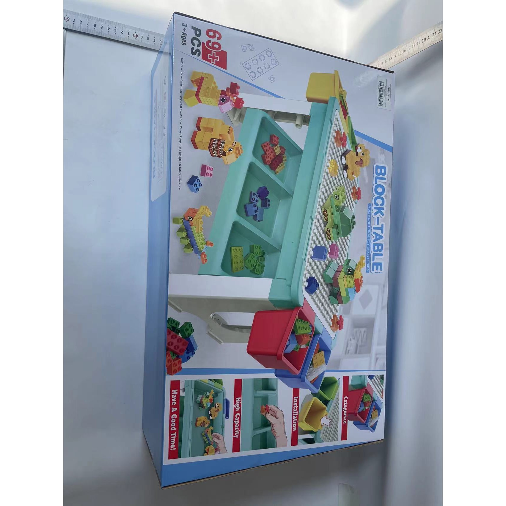 Masa de joaca pentru construit, 69 piese incluse [6]