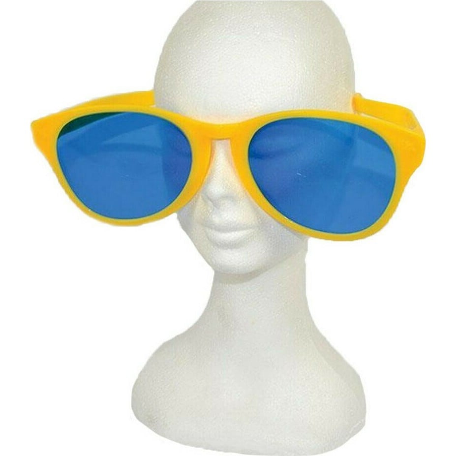 ✨TOATE PRODUSELE✨ - Ochelari Deghizare, , Marime Exagerata, din Plastic, 26 x 9 cm, Galben