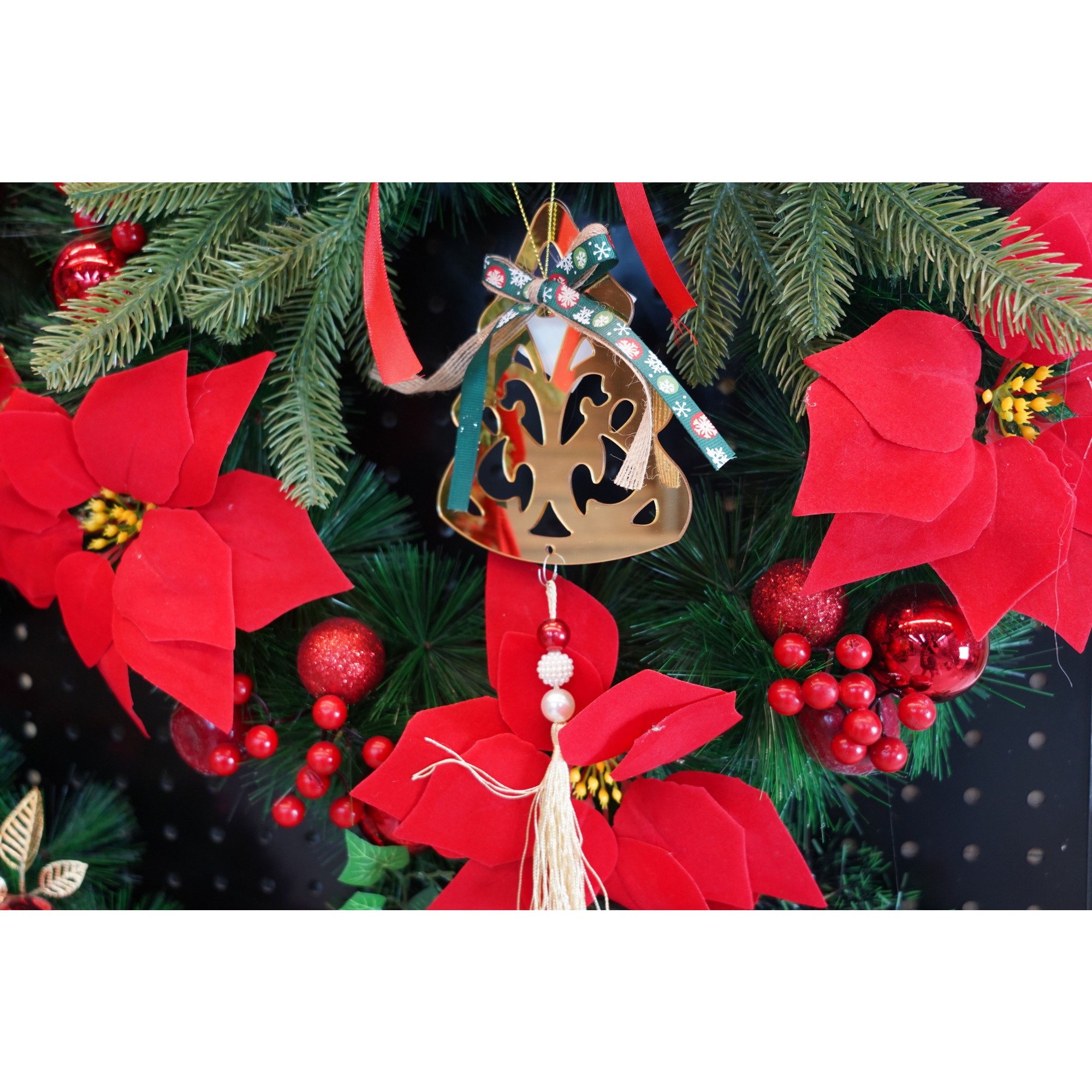 Ornament brad, , Brad, Auriu, Lucios, 15*28CM, Acril, Interior/ Exterior [4]