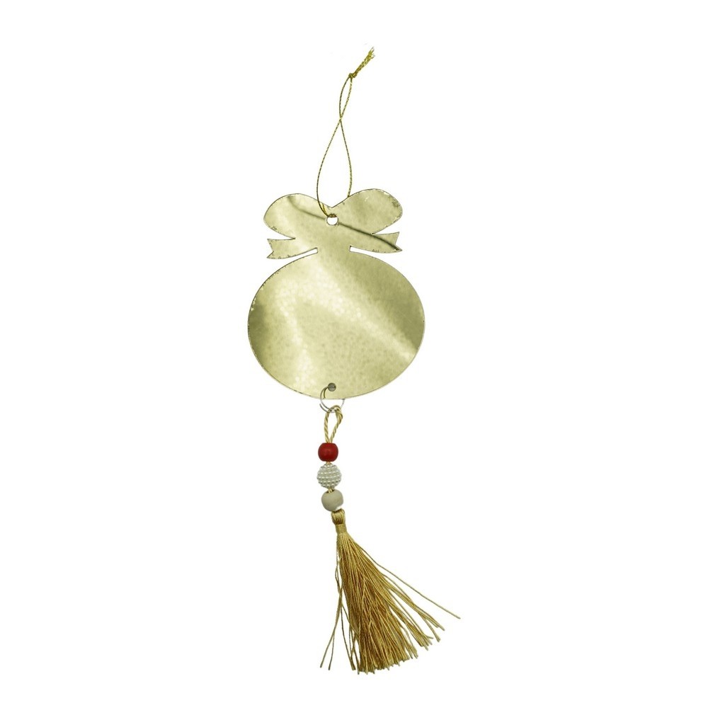 Ornamente Brad - Ornament brad, , Rotund, Auriu, Lucios, 10*23CM, Acril, Interior/ Exterior